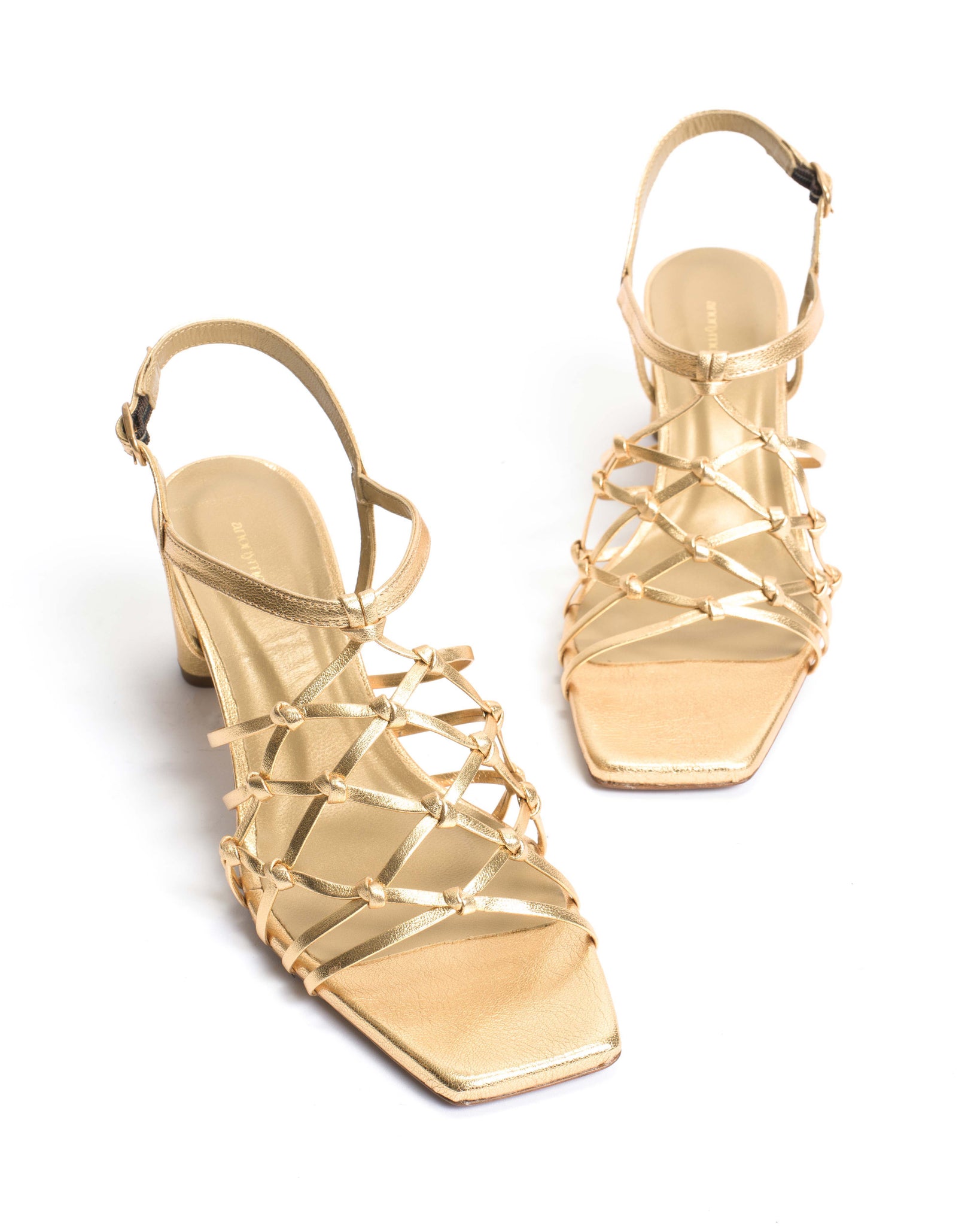 Coco 60 Hand-braided leather Gold - Anonymous Copenhagen