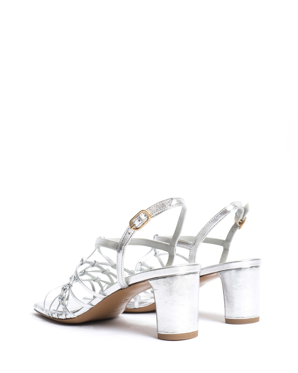 Coco 60 hand-braided Hand-braided leather Silver