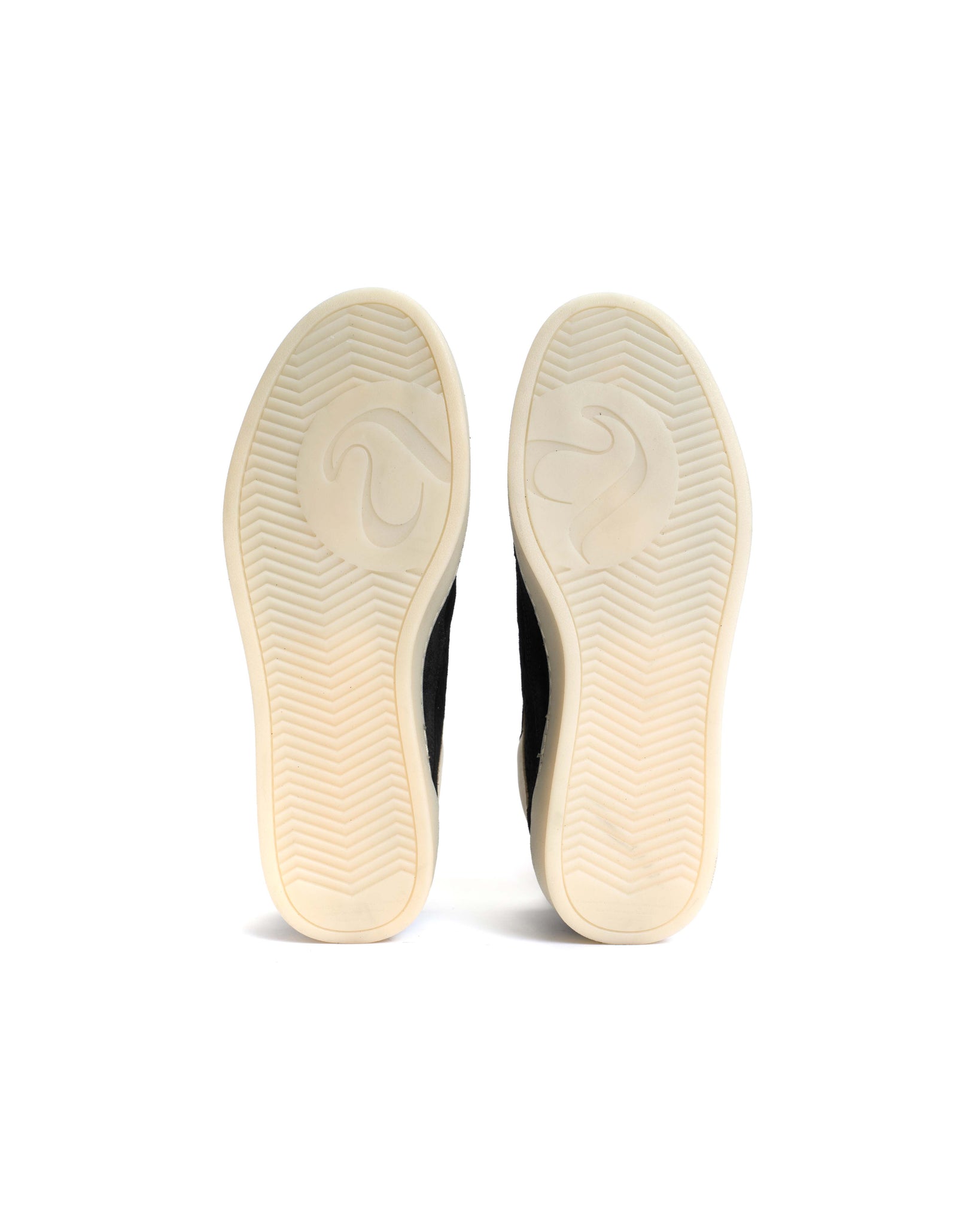 Dabbie Calf suede & sleek leather Black & white sand - Anonymous Copenhagen