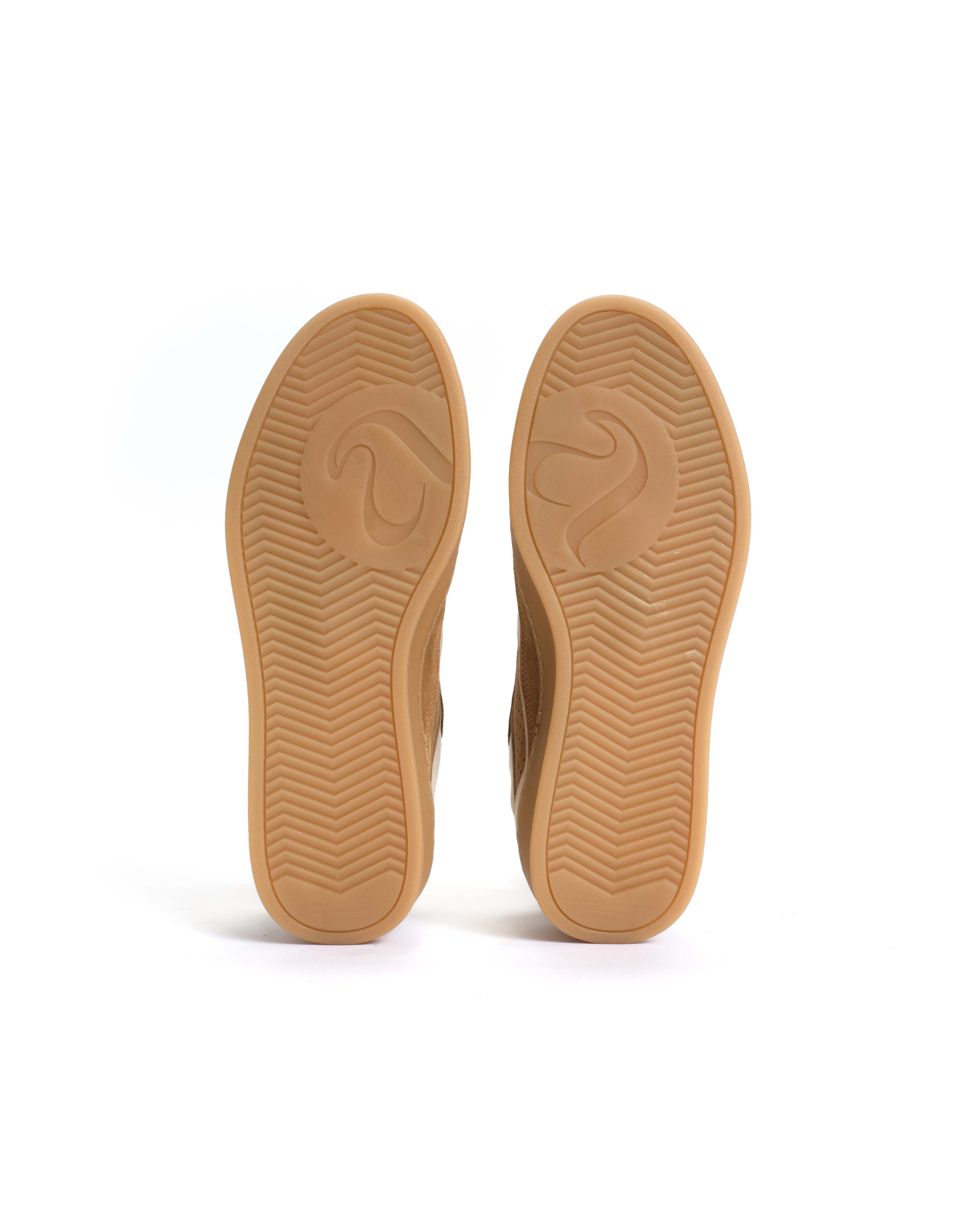 Dabbie Soft calf & suede leather White sand & bamboo brown & camel