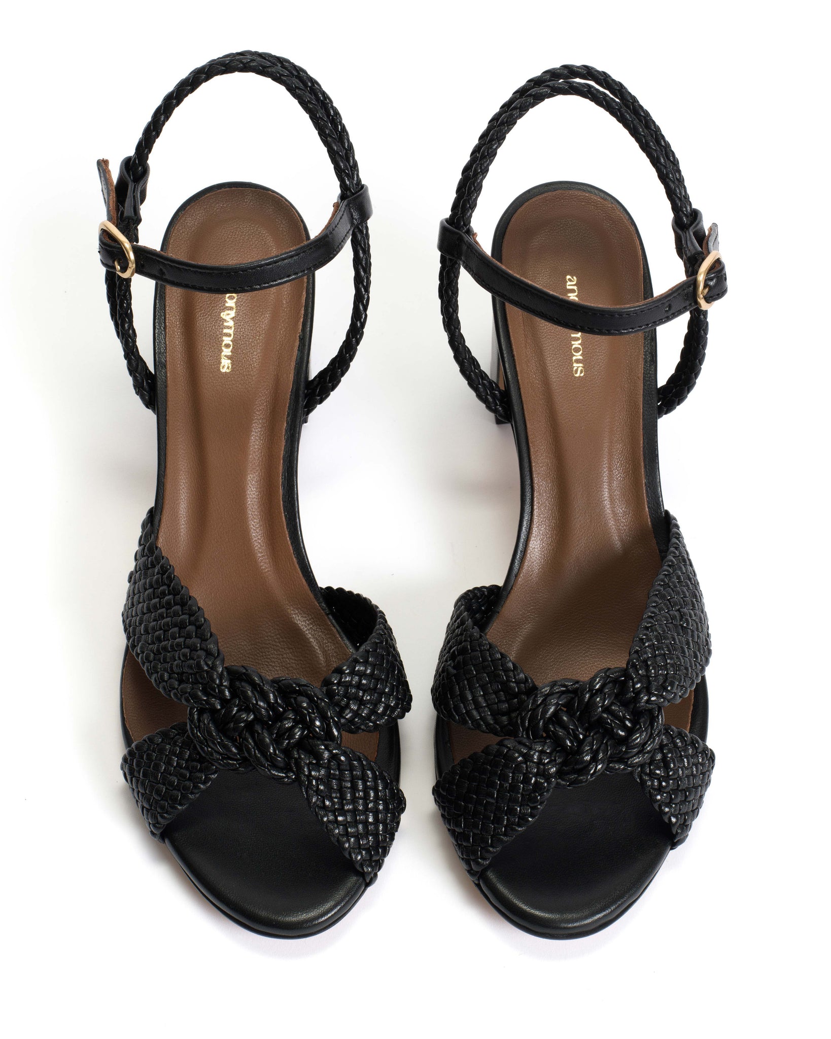 Dilaya 55 Hand-braided leather Black - Anonymous Copenhagen