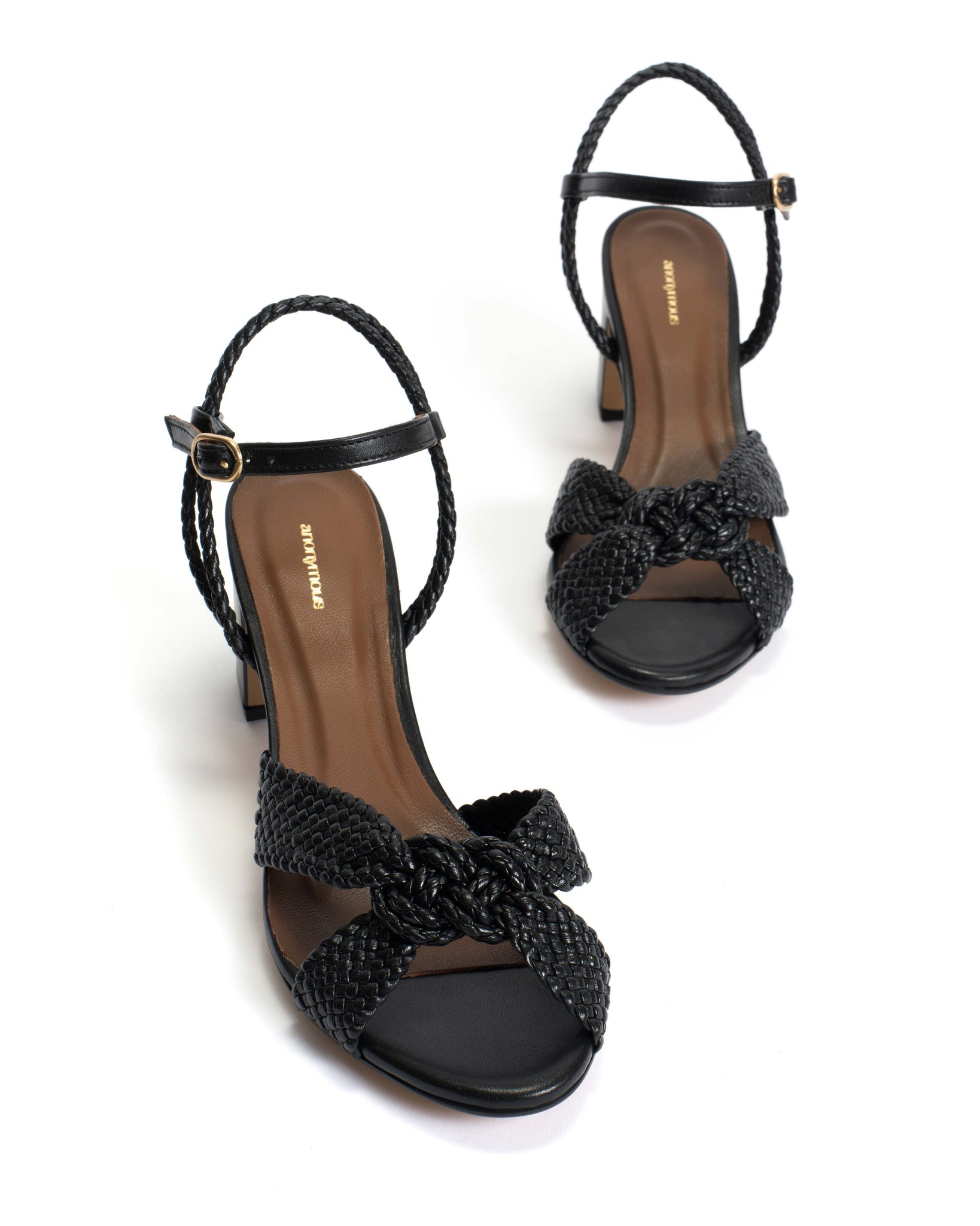Dilaya 55 Hand-braided leather Black - Anonymous Copenhagen
