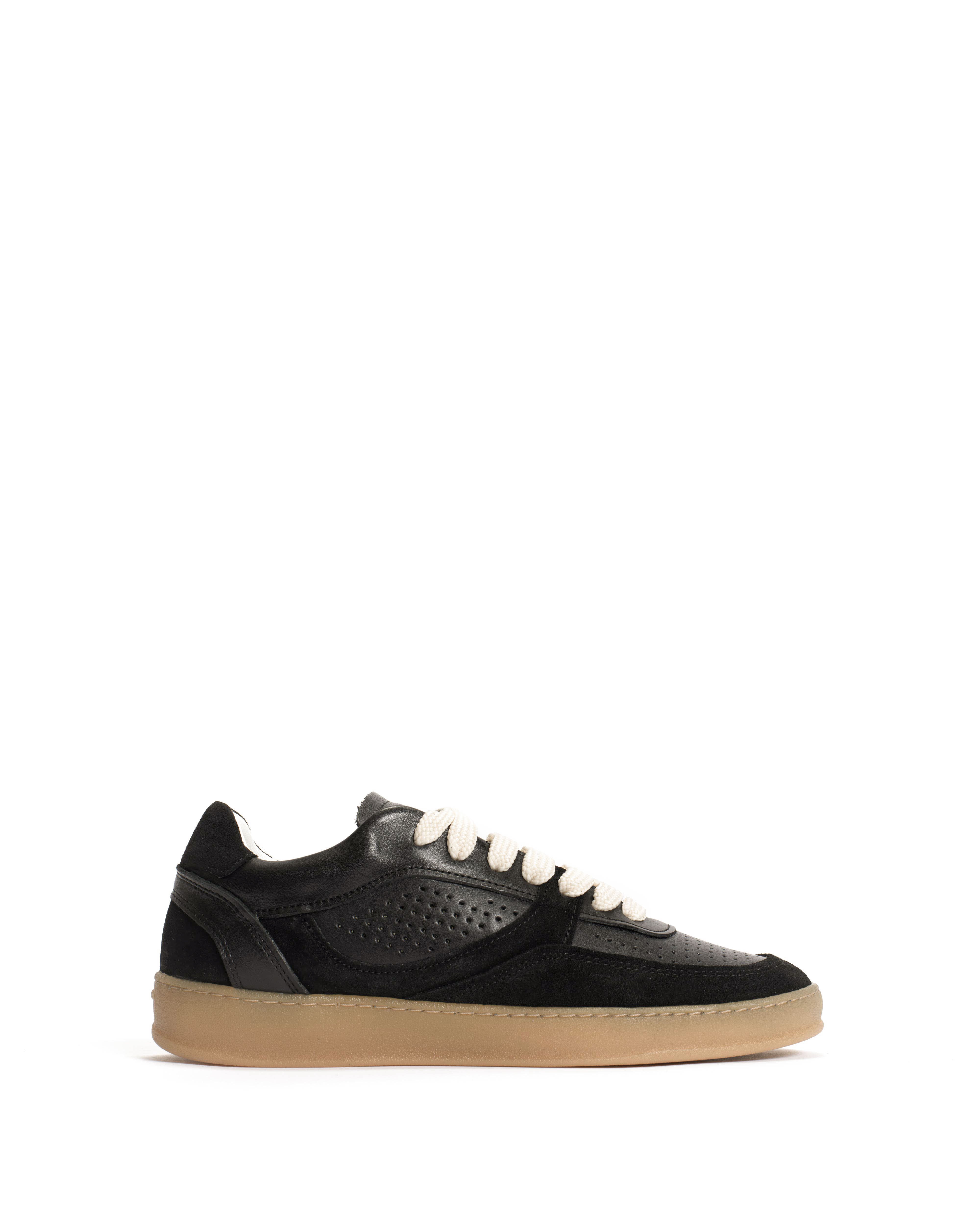 Elevate Calf suede & sleek leather leather Black
