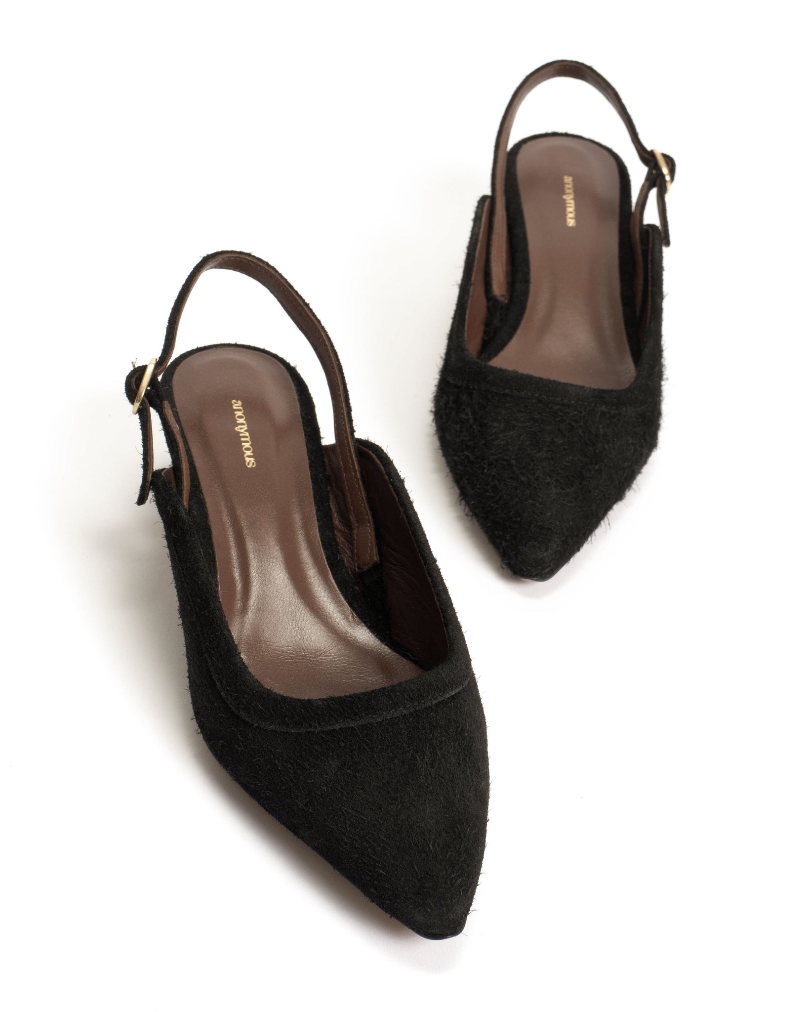 Fanny 40 Plushed calf suede Black - Anonymous Copenhagen