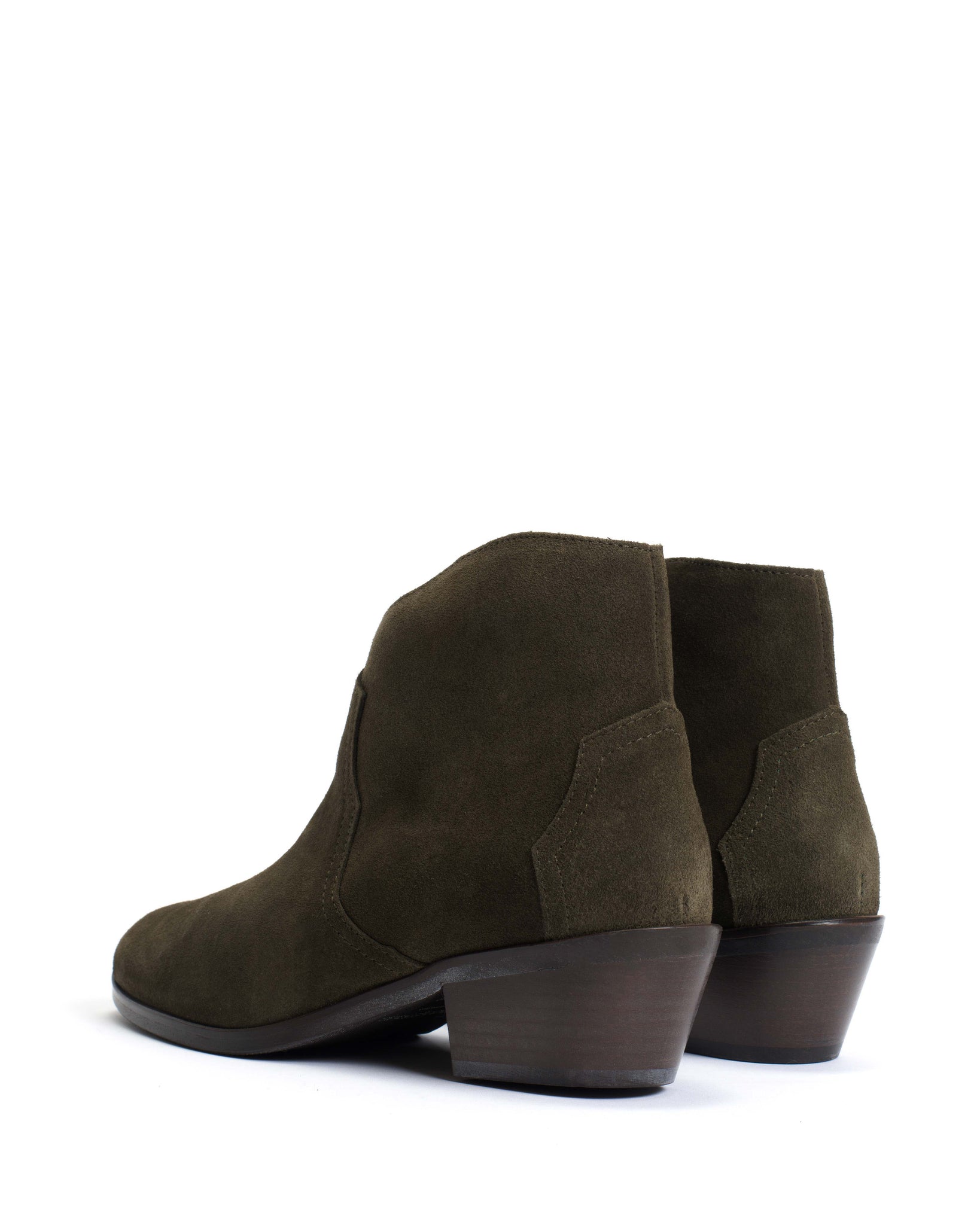 Fiona 35 Calf Suede Moss green - Anonymous Copenhagen