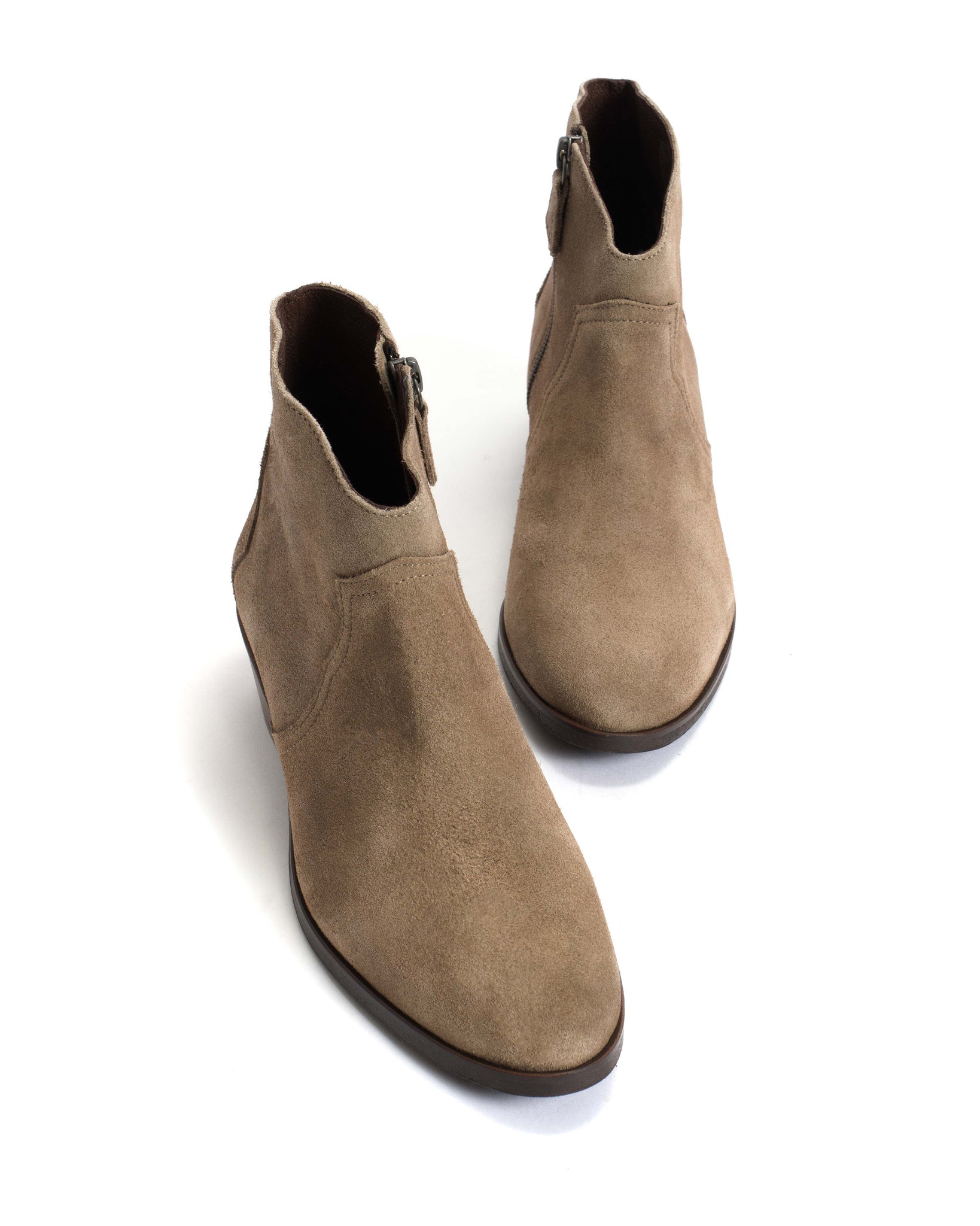 Fiona 35 Calf Suede Mushroom - Anonymous Copenhagen