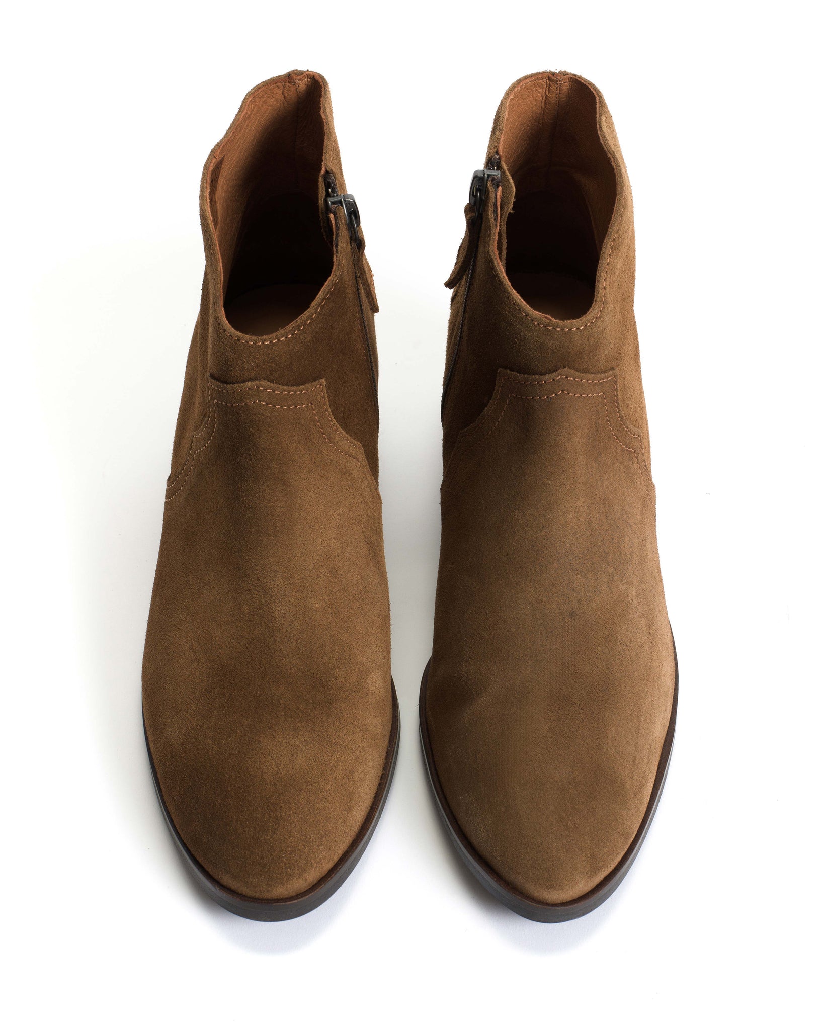 Fiona 35 Calf suede Cinnamon - Anonymous Copenhagen