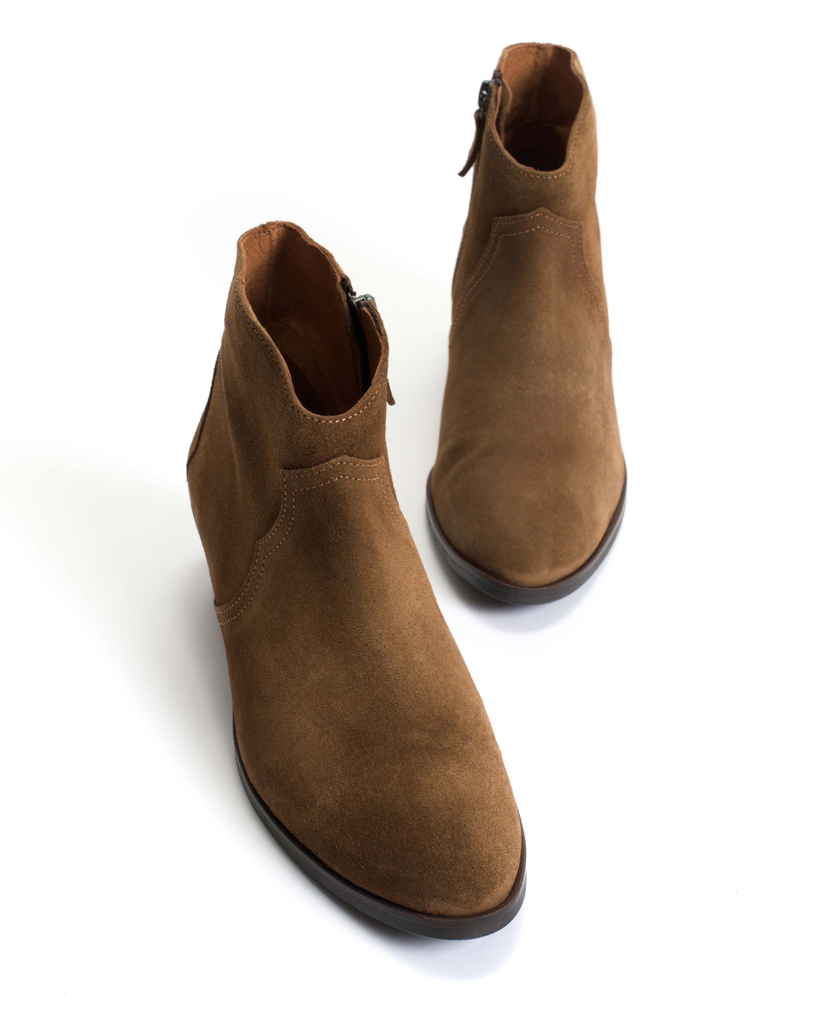 Fiona 35 Calf suede Cinnamon - Anonymous Copenhagen