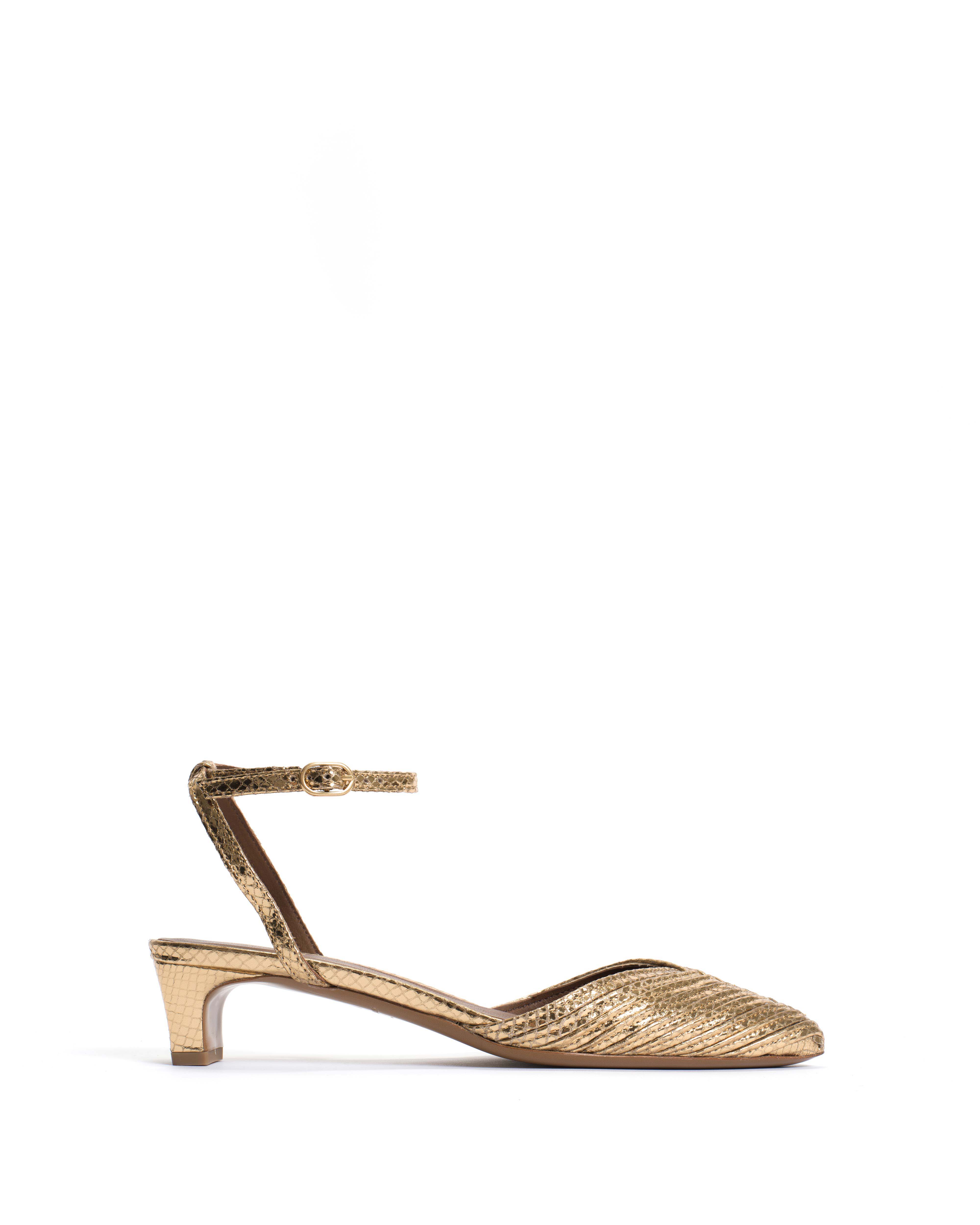 Givia 40 Snake metallic calf