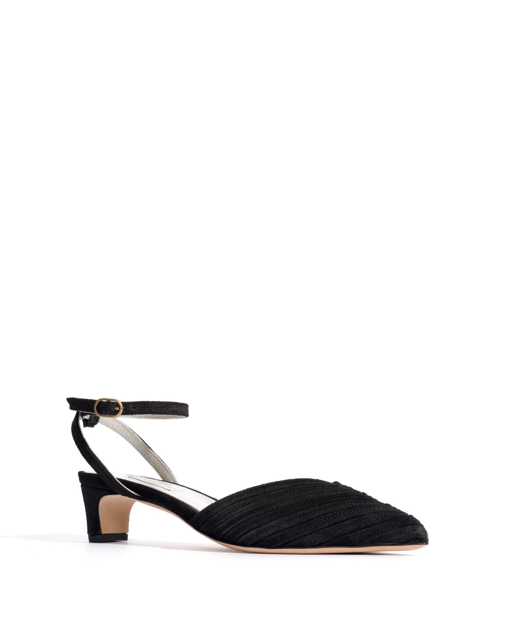 Givia 40 Calf suede & lining Black & silver - Anonymous Copenhagen