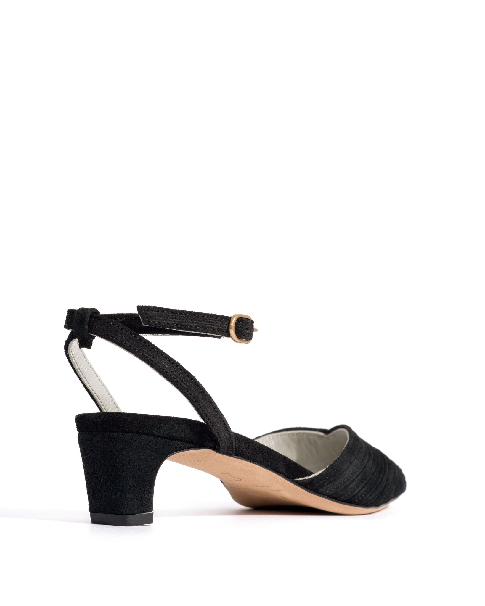 Givia 40 Calf suede & lining Black & silver - Anonymous Copenhagen