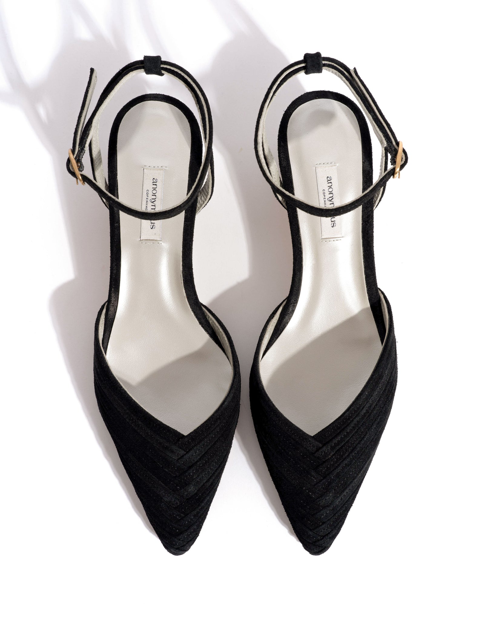 Givia 40 Calf suede & lining Black & silver - Anonymous Copenhagen