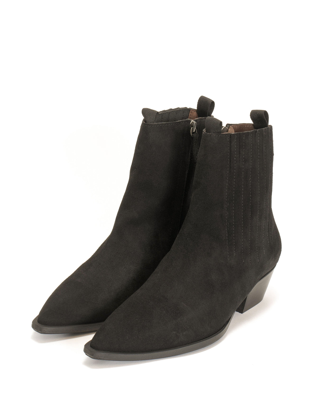 Hachi Calf suede Black