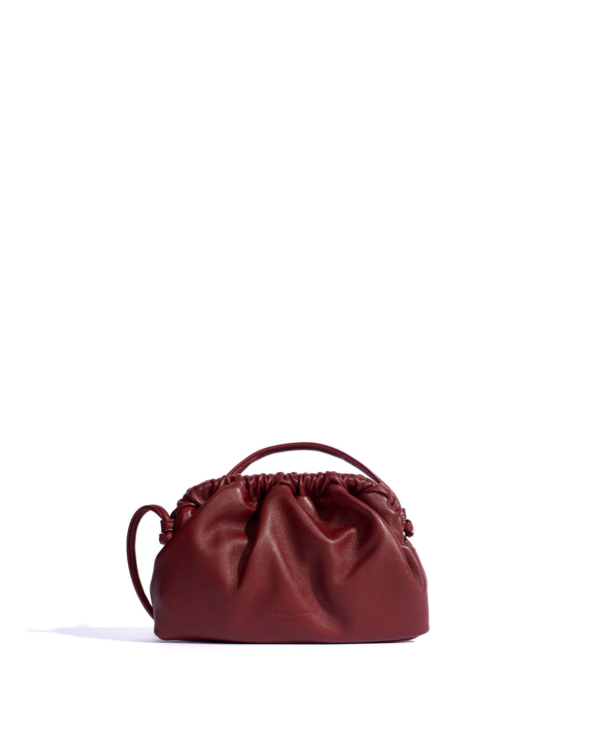 Hally petite cloud bag Shiny lamb Pomegranate