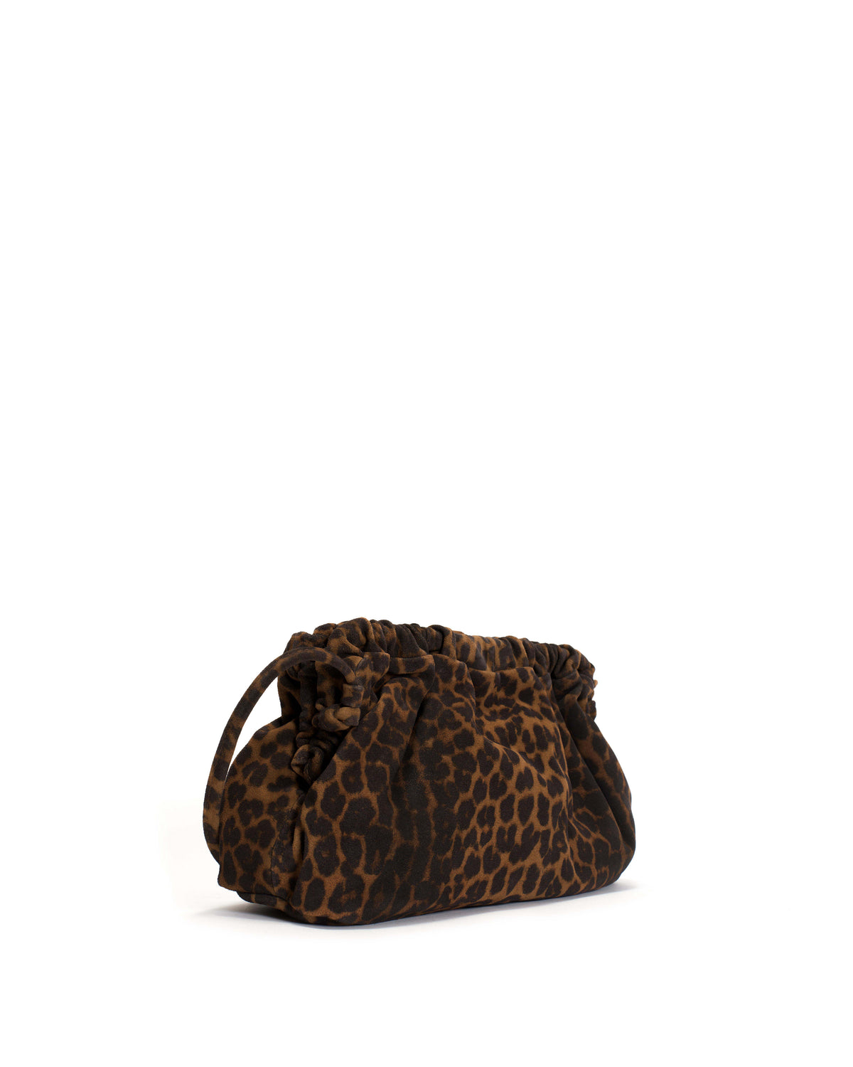 Hally classic cloud bag Calf suede print Leopard