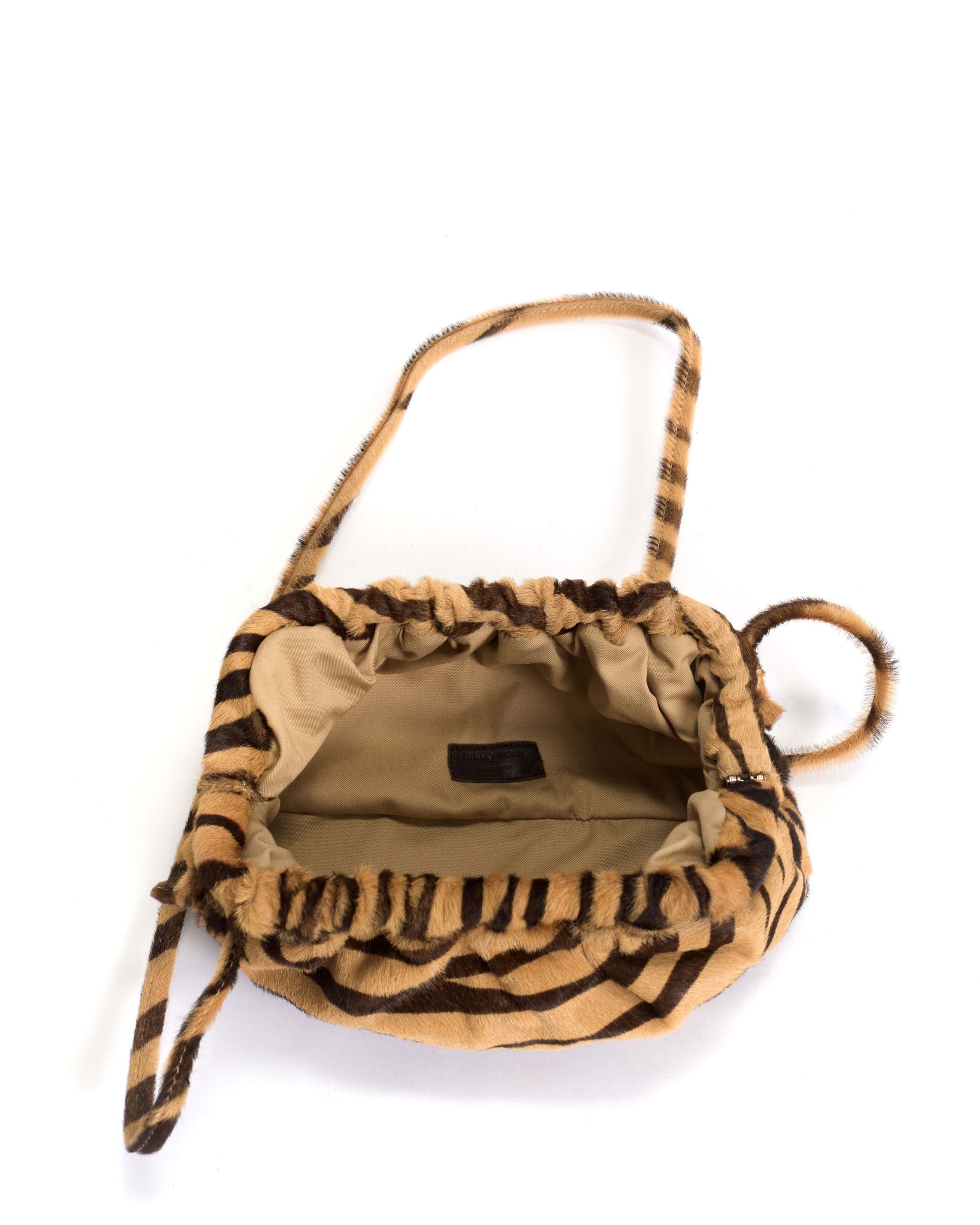 Hally grand cloud bag Calf hair Tiger - Anonymous Copenhagen