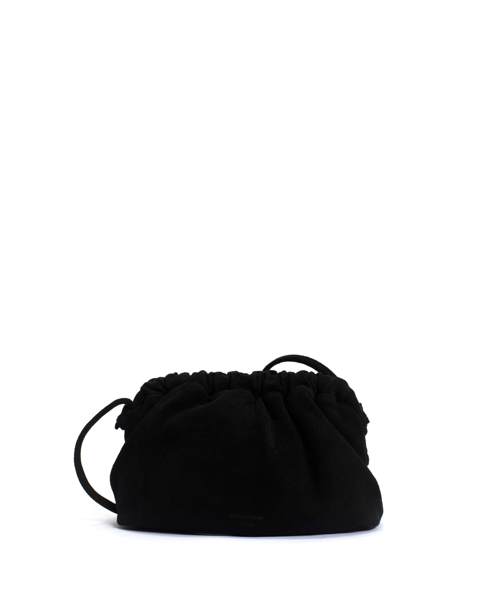 Hally grand cloud bag Calf suede Black - Anonymous Copenhagen