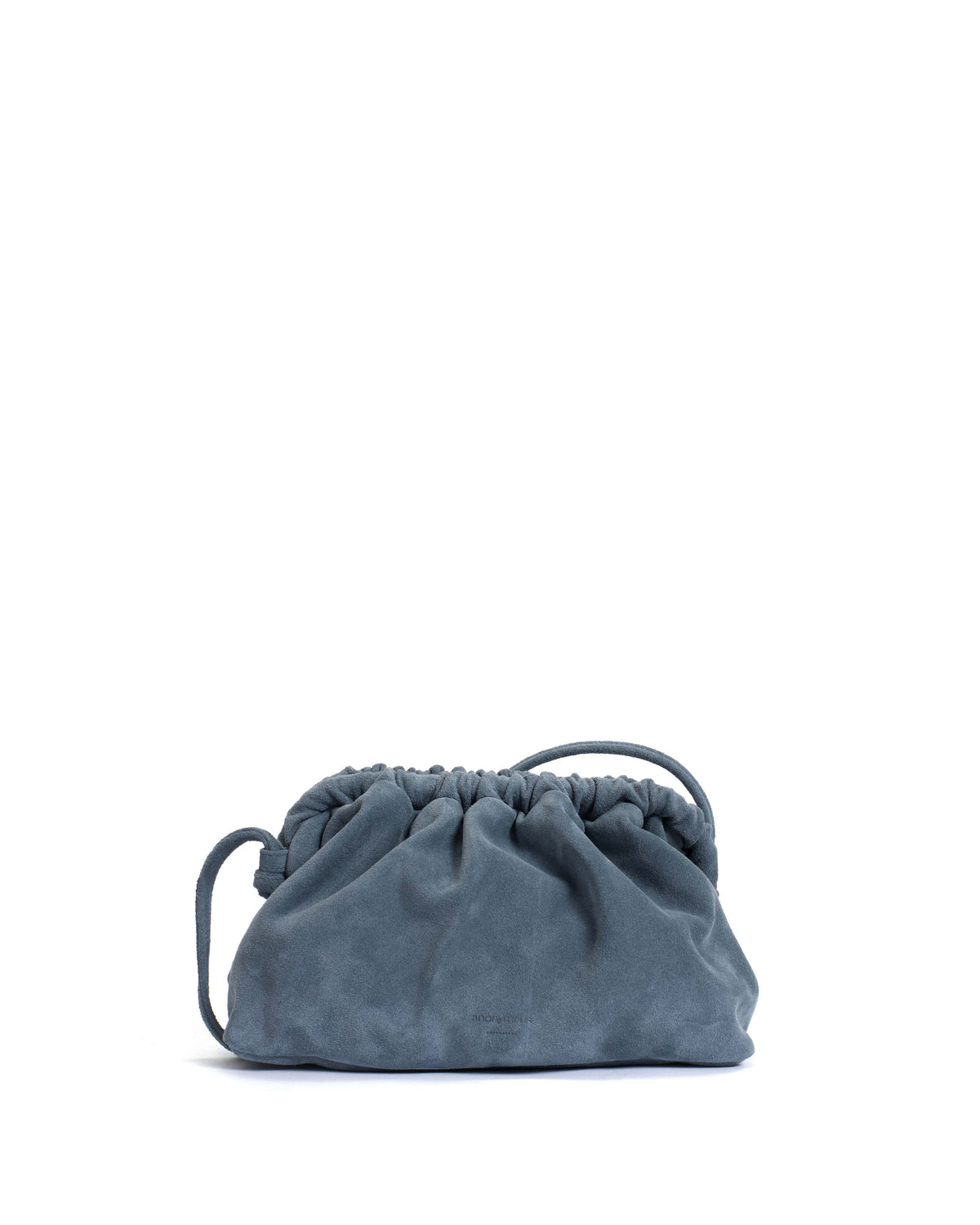 Hally classic cloud bag Calf suede Denim blue