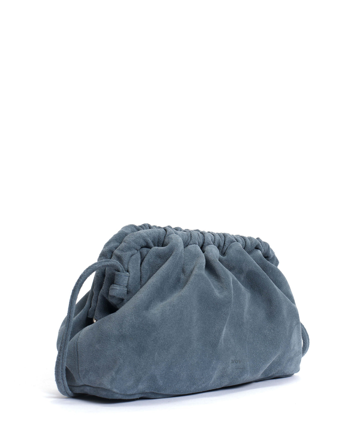 Hally classic cloud bag Calf suede Denim blue