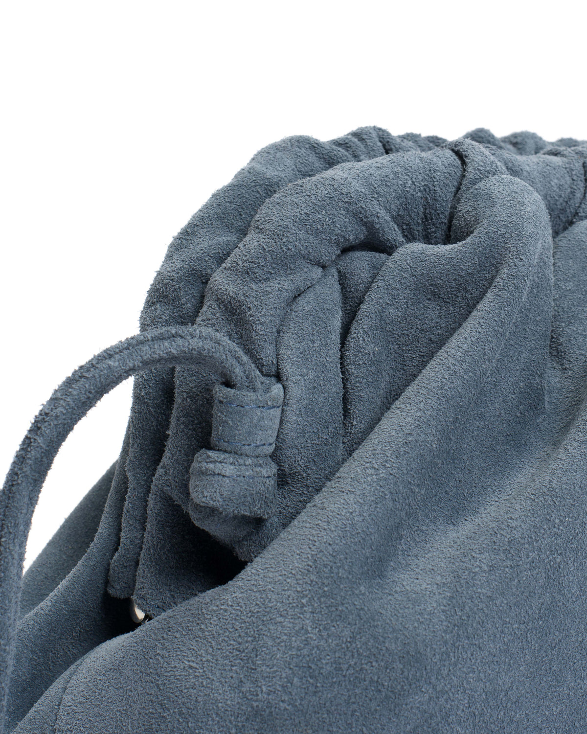 Hally classic cloud bag Calf suede Denim blue
