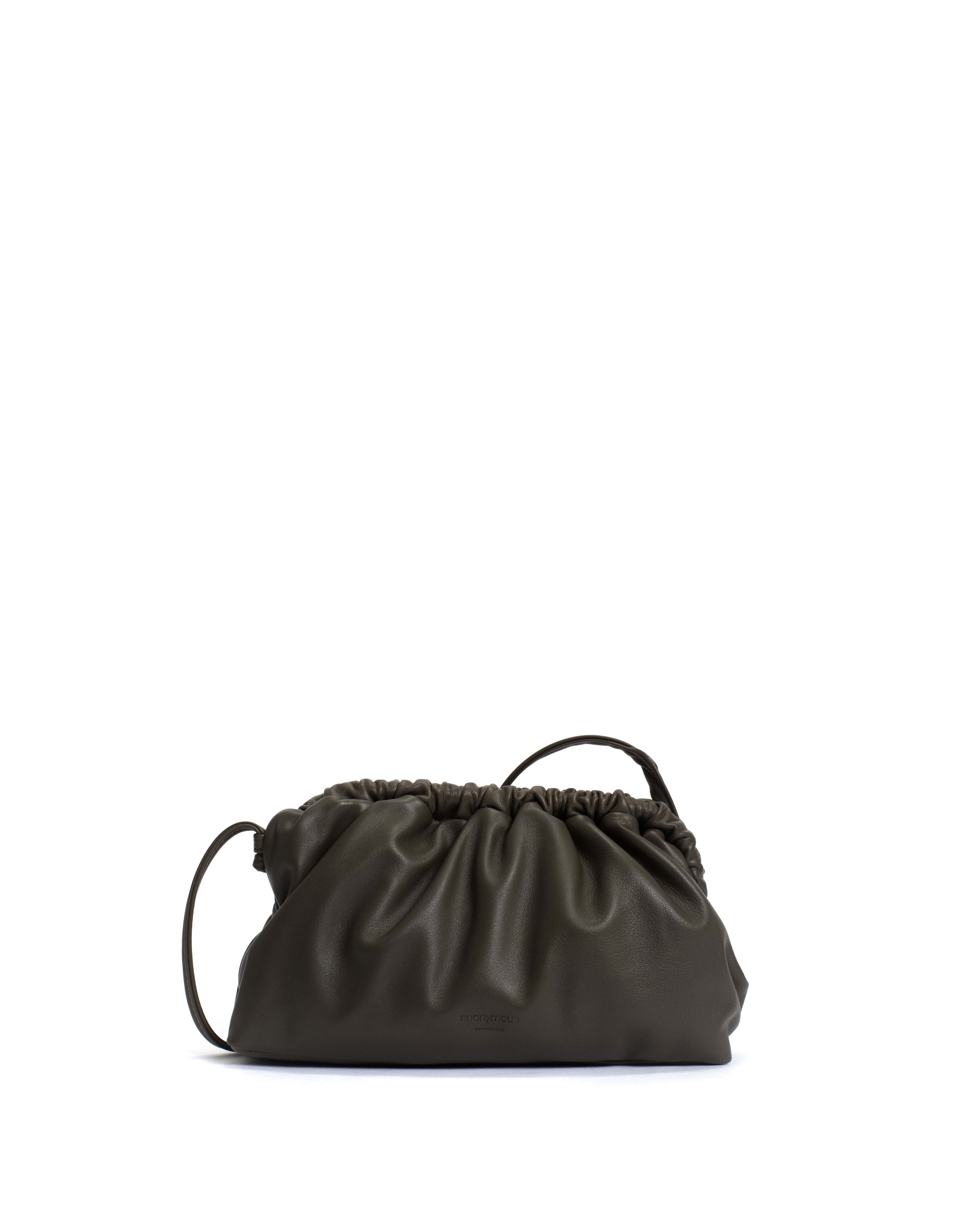 Hally classic cloud bag Shiny lamb Moss