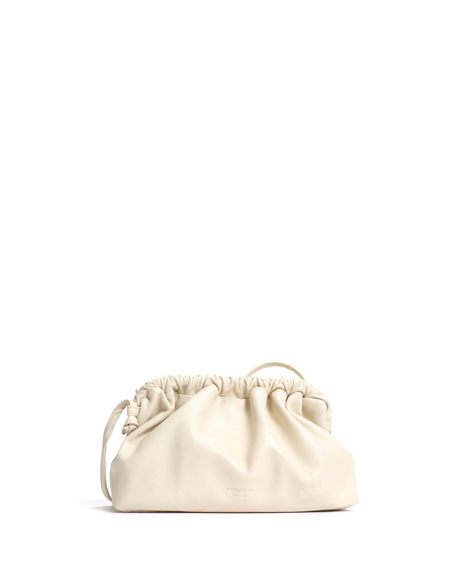 Hally grand cloud bag Shiny lamb White sand - Anonymous Copenhagen