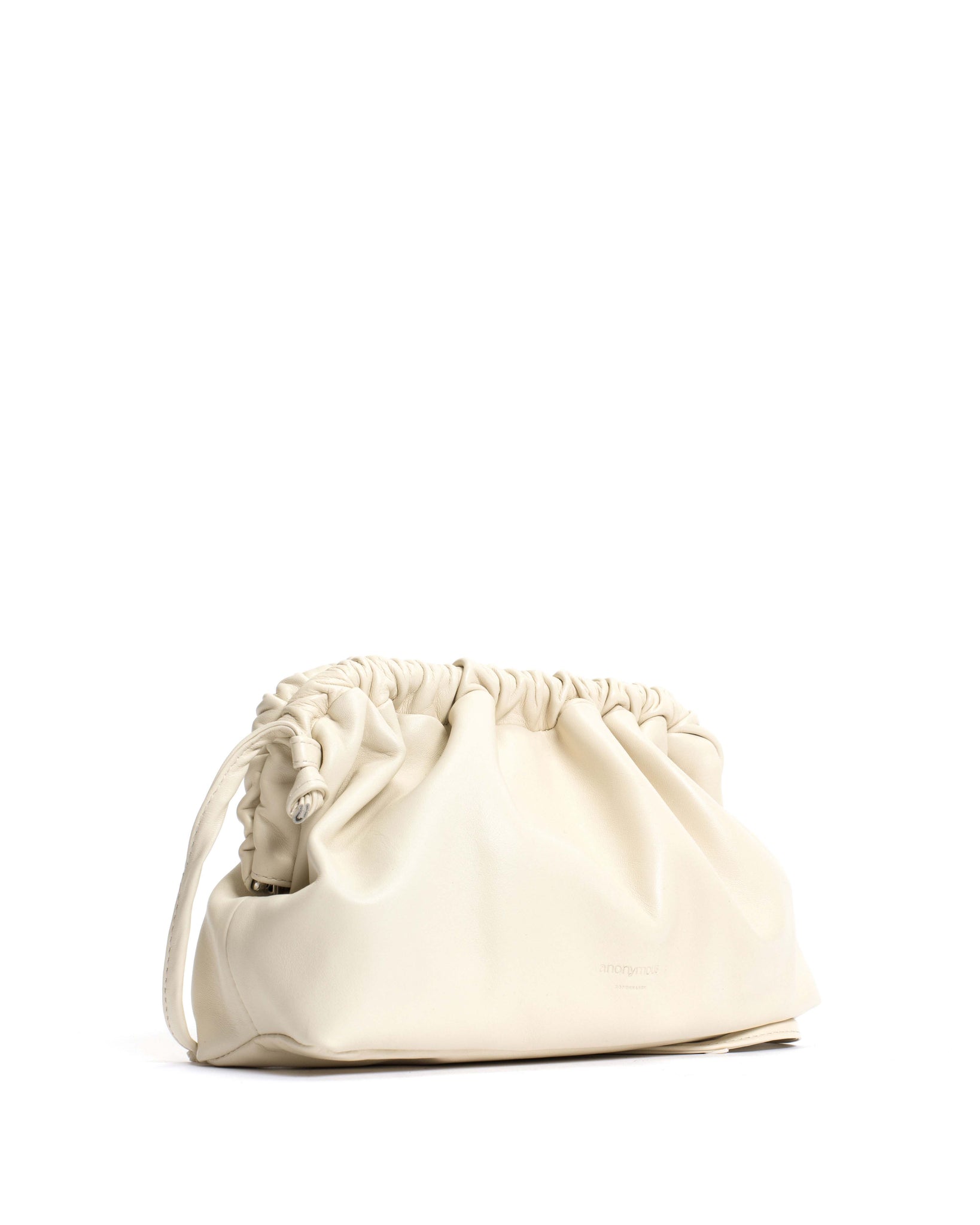 Hally grand cloud bag Shiny lamb White sand - Anonymous Copenhagen