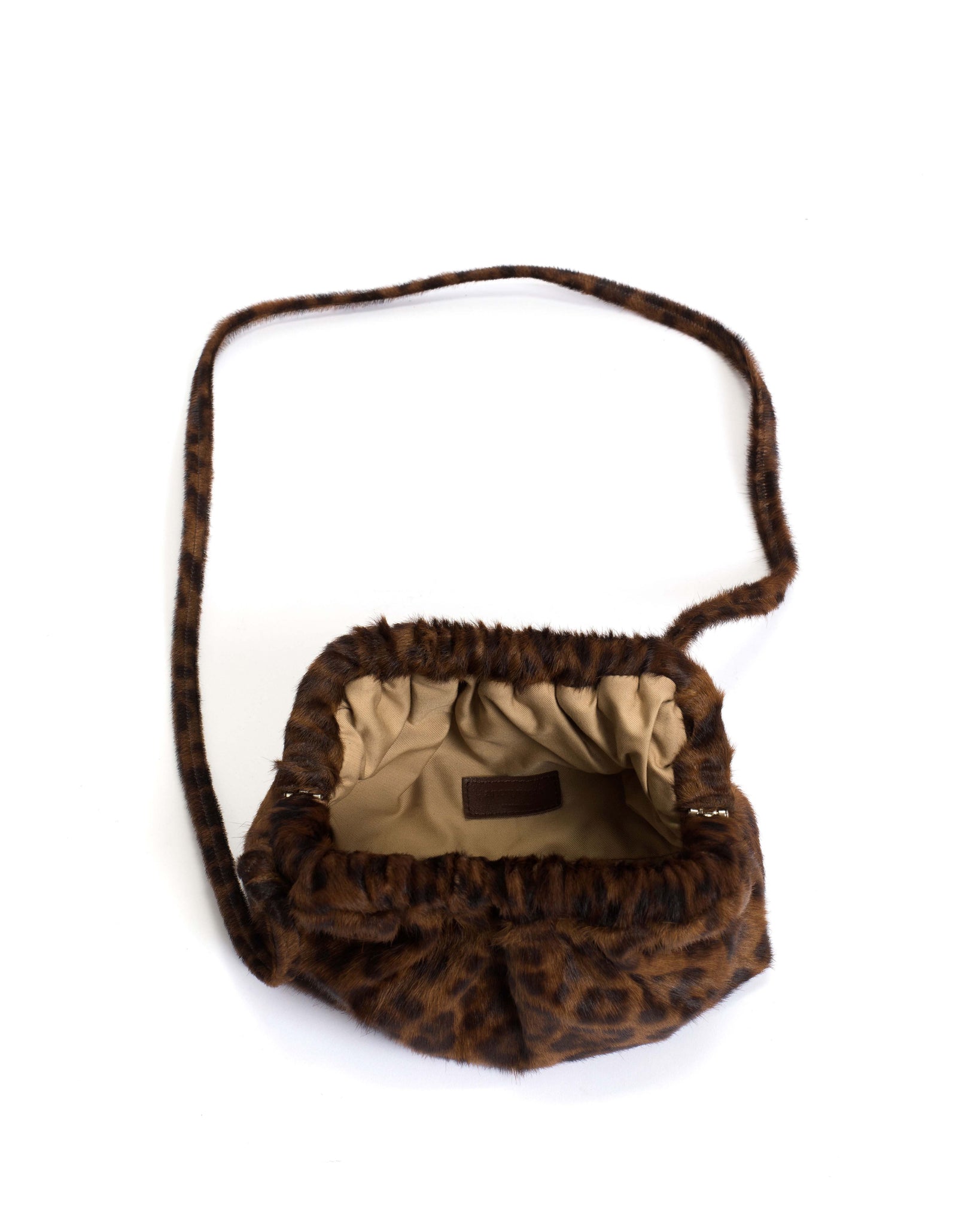 Hally petite cloud bag Calf hair Leopard - Anonymous Copenhagen
