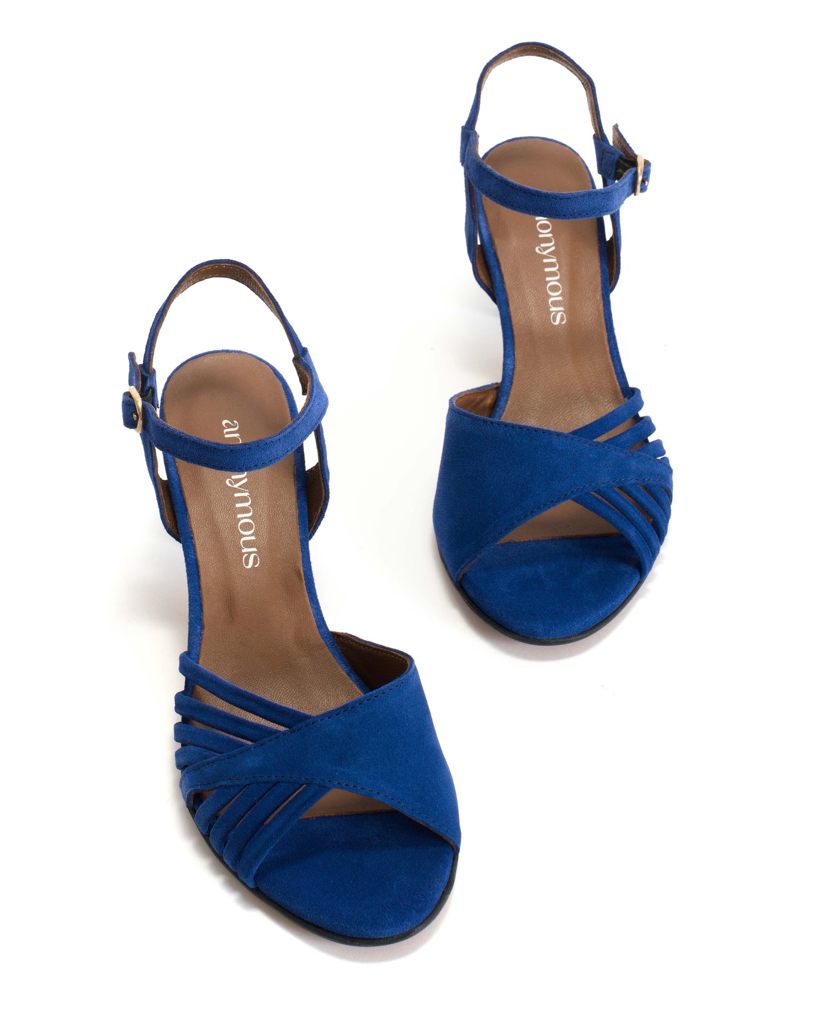 Hermine Calf suede Electric blue - Anonymous Copenhagen