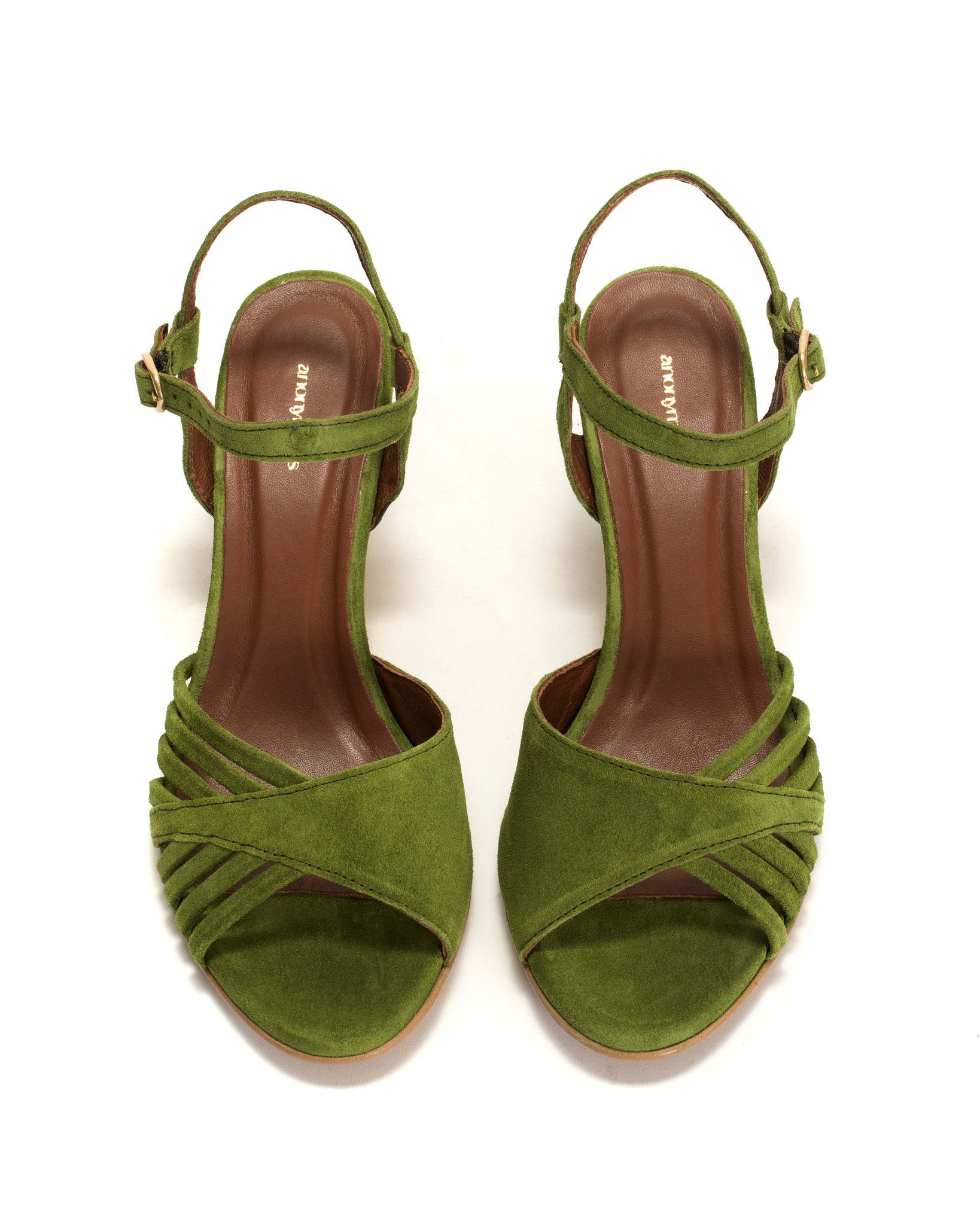 Hermine Calf suede Grass green - Anonymous Copenhagen
