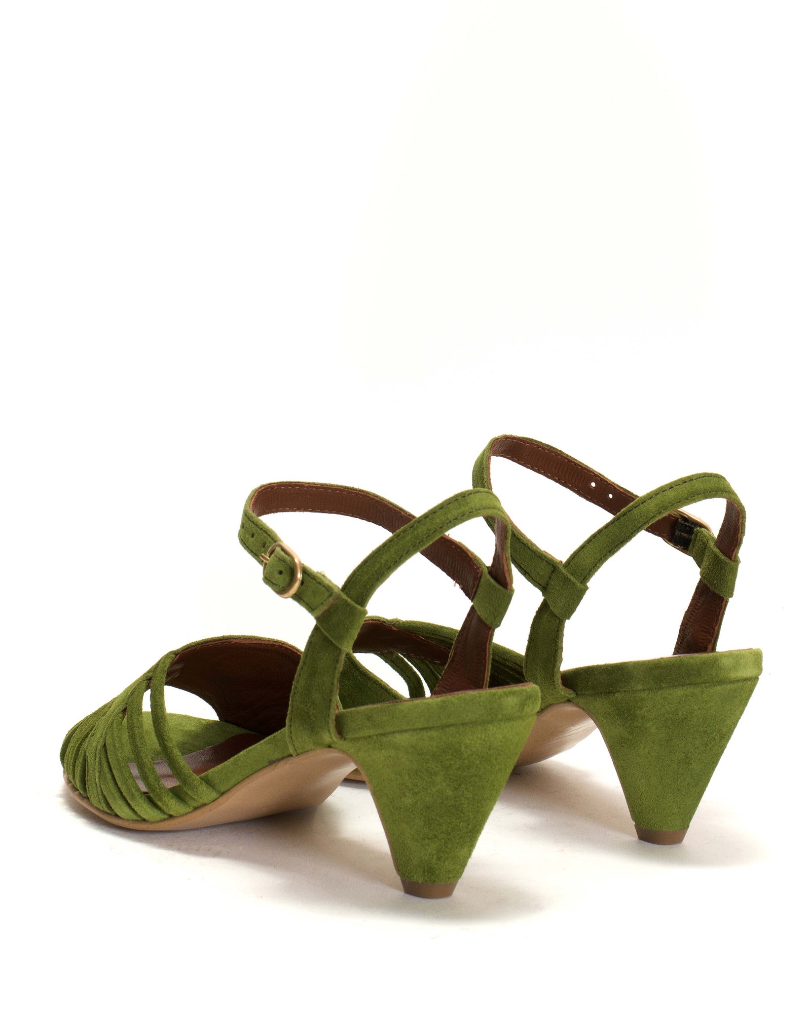 Hermine Calf suede Grass green - Anonymous Copenhagen