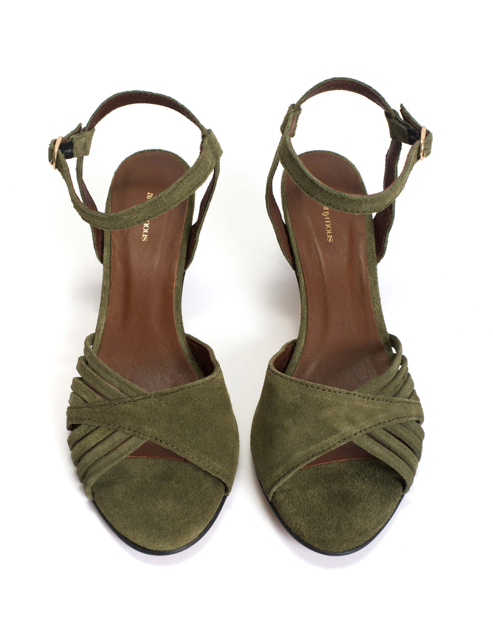 Hermine Calf suede Olive green - Anonymous Copenhagen