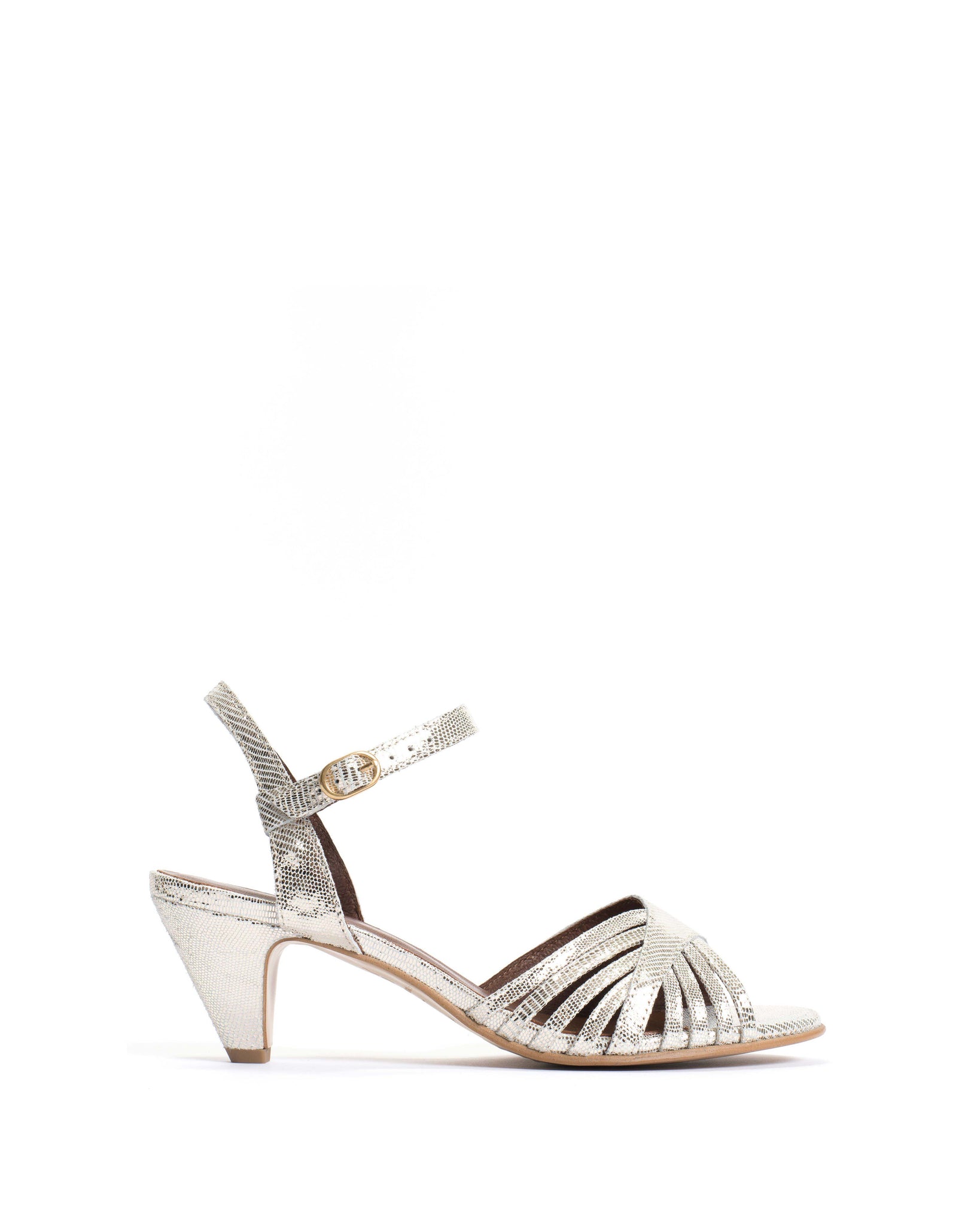 Hermine Lizard metallic goat Champagne - Anonymous Copenhagen
