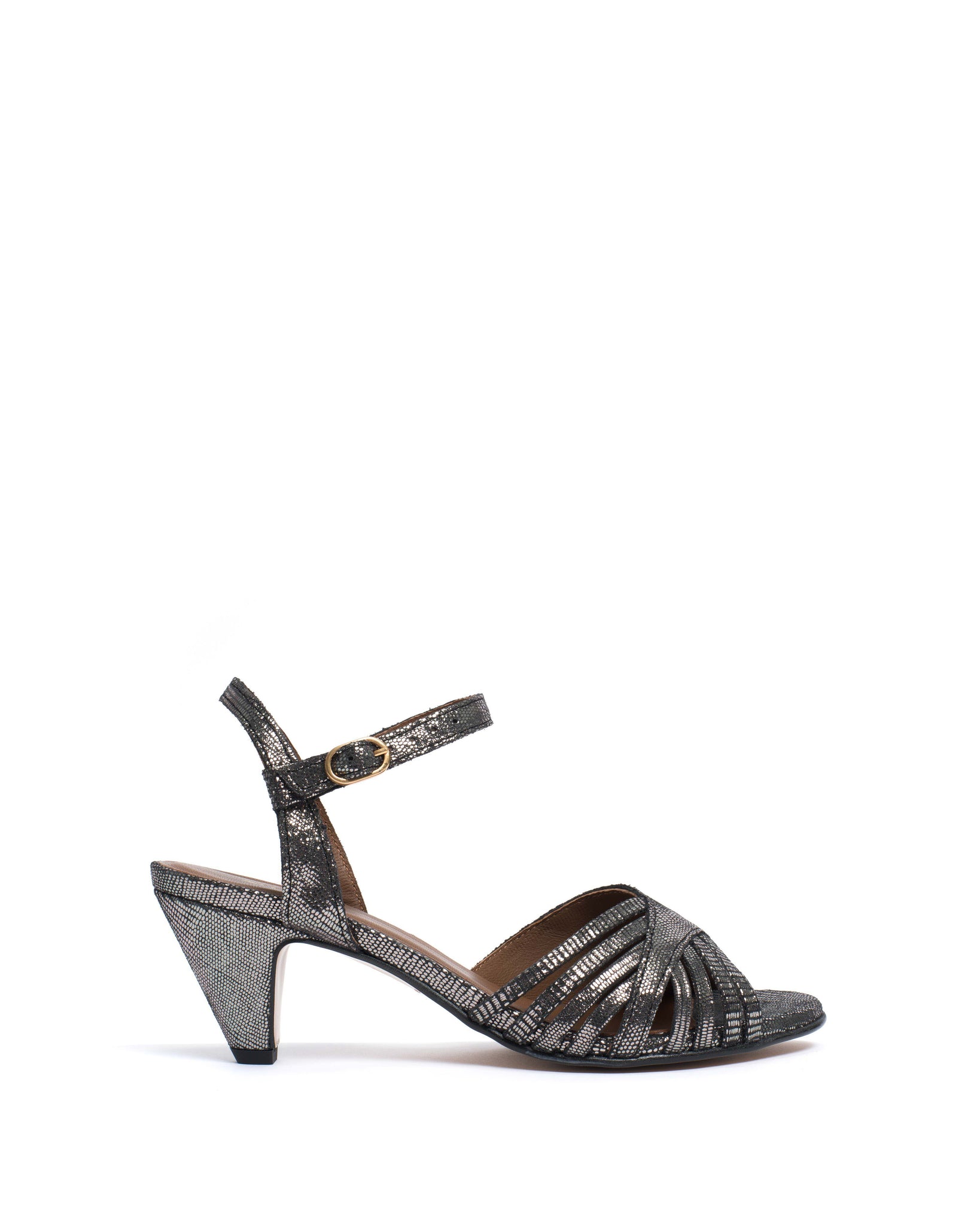 Hermine Lizard metallic goat Platinum - Anonymous Copenhagen