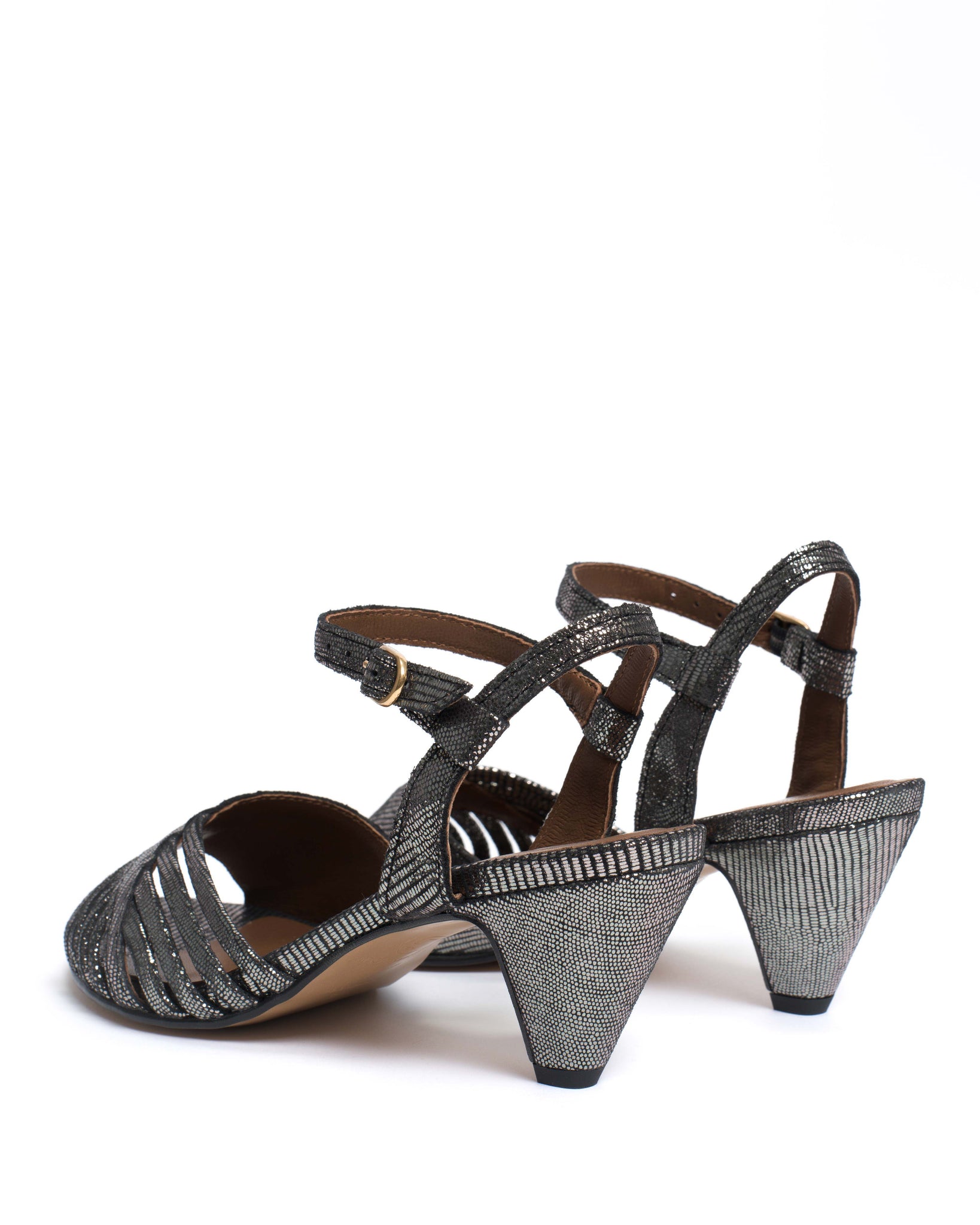 Hermine Lizard metallic goat Platinum - Anonymous Copenhagen
