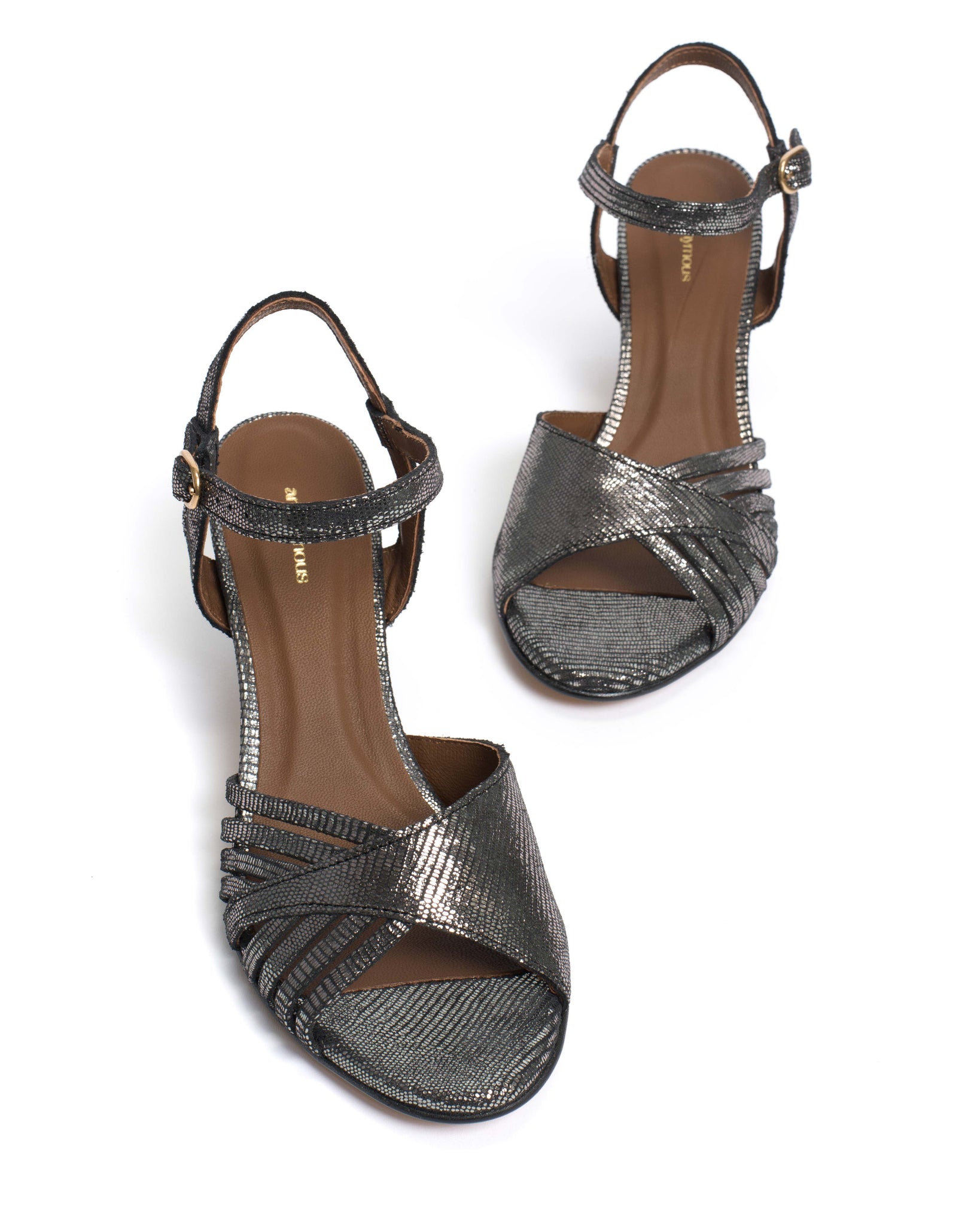Hermine Lizard metallic goat Platinum - Anonymous Copenhagen