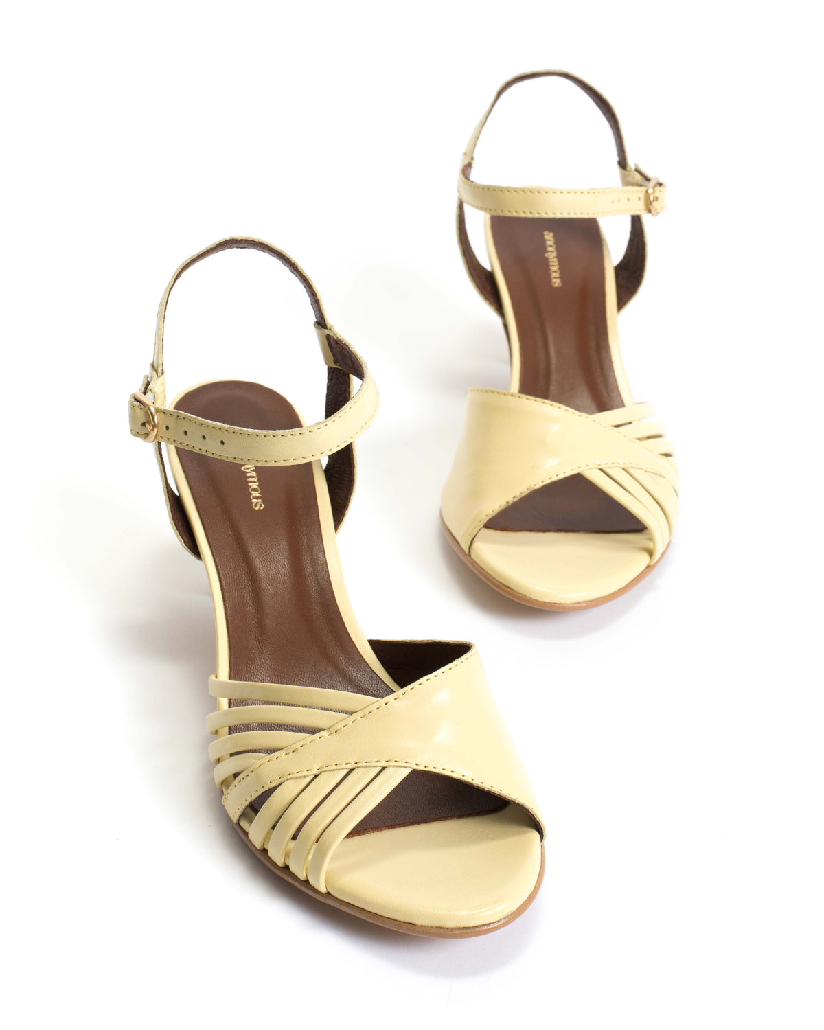 Hermine 50 stiletto Shiny lamb Pineapple ice