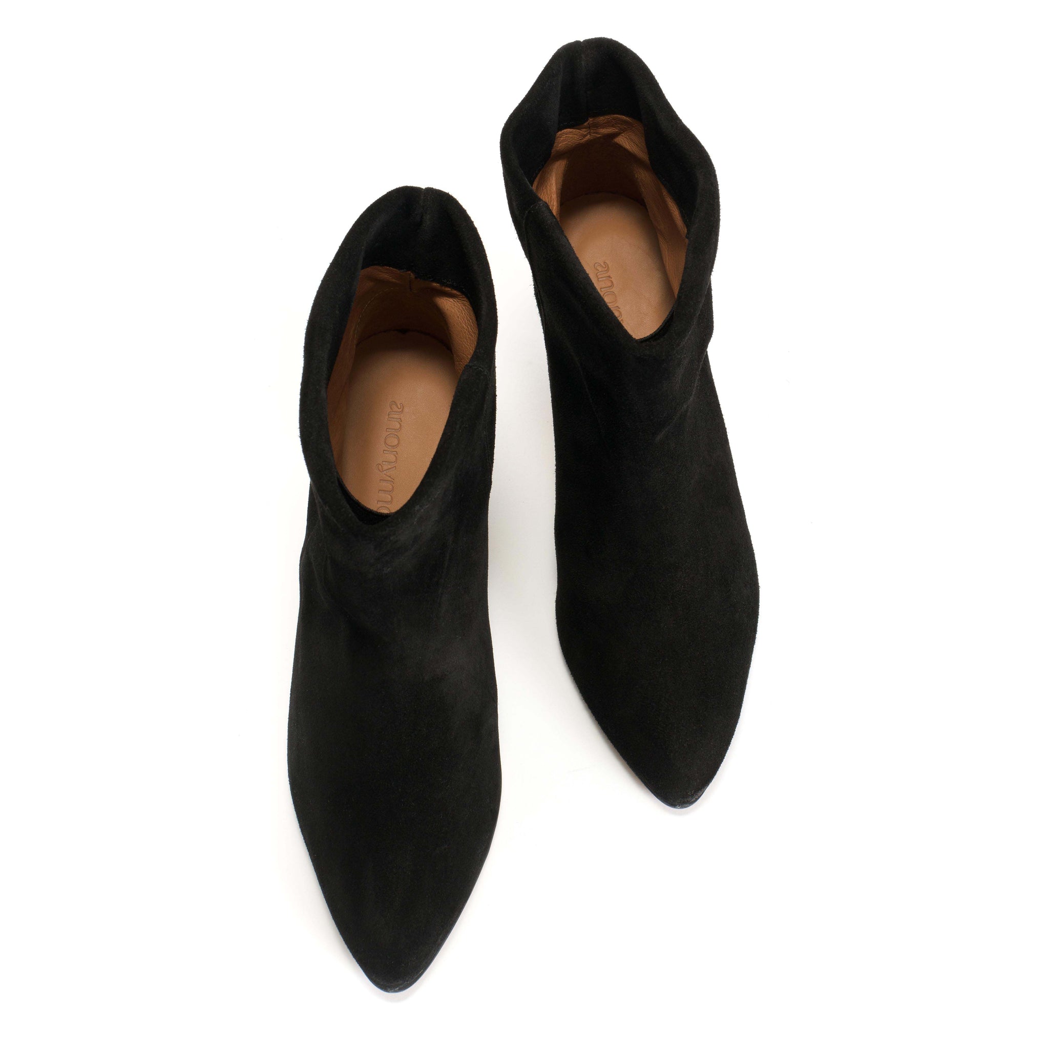 Hilly 50 Stiletto Calf Suede Black - Anonymous Copenhagen