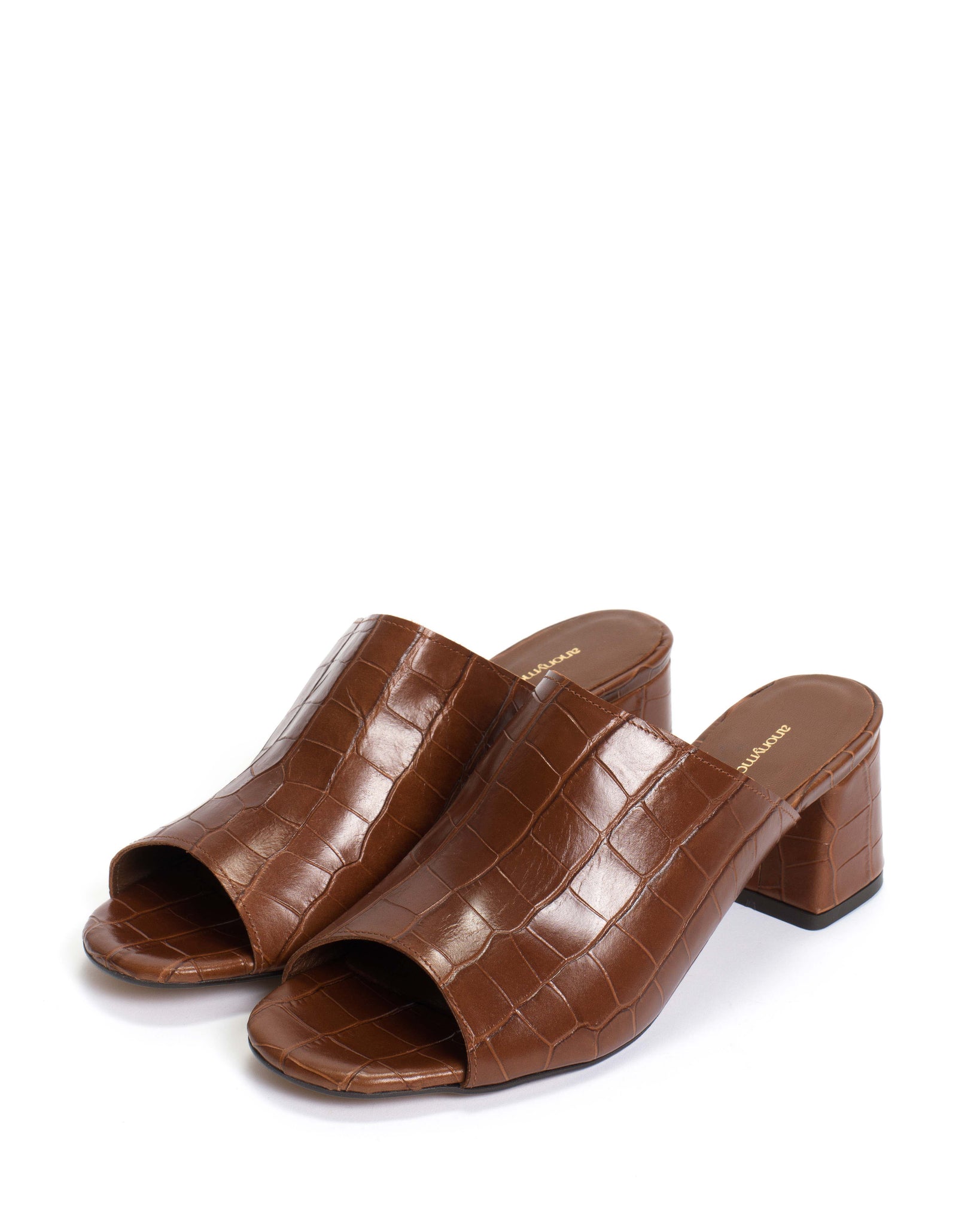 Horizon 55 Croco calf Chocolate - Anonymous Copenhagen