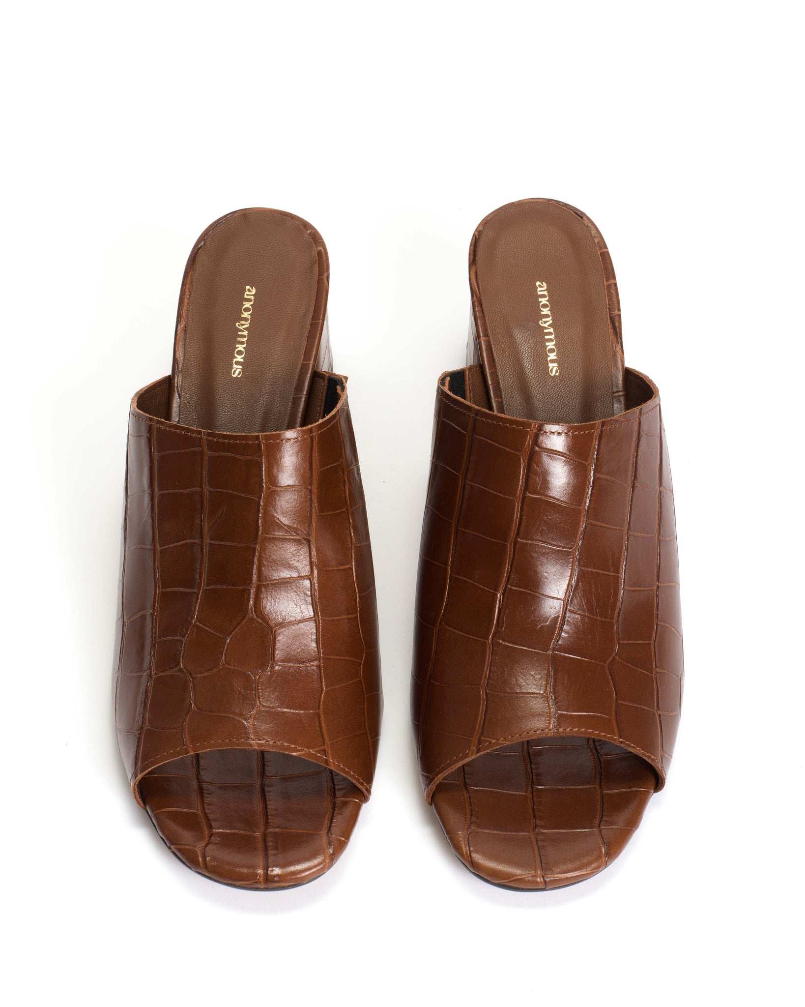 Horizon 55 Croco calf Chocolate - Anonymous Copenhagen