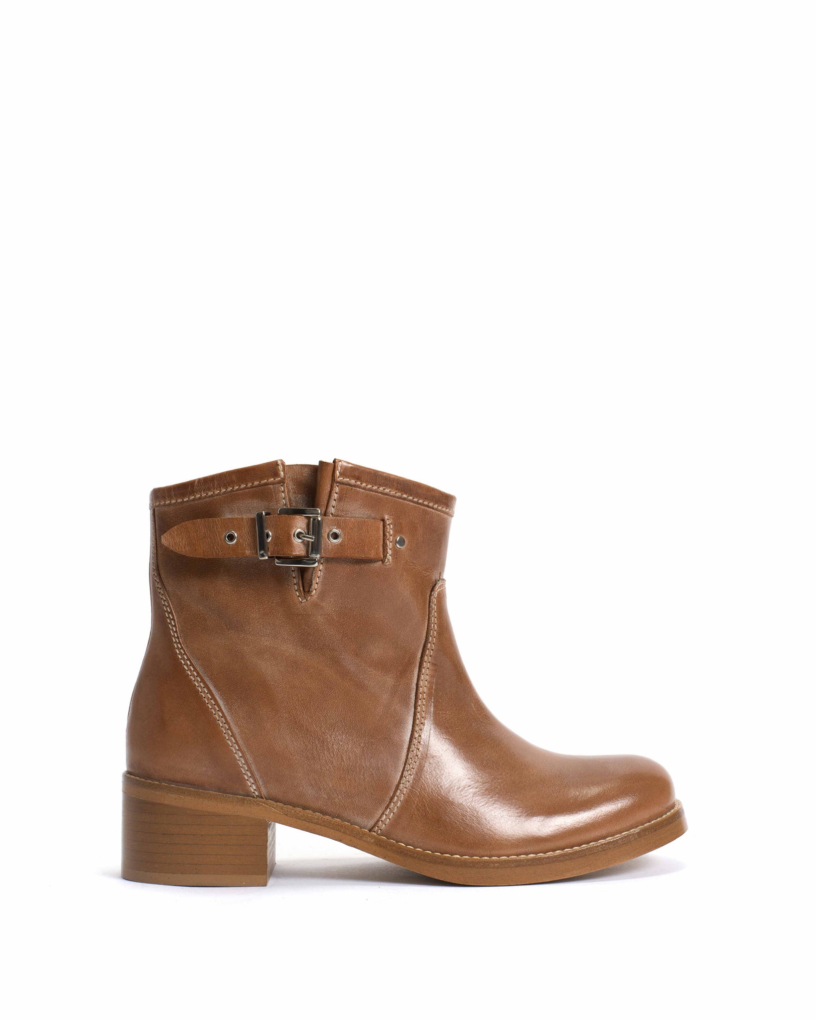 Dico Hunter buckle Escovado Dark tan - Anonymous Copenhagen