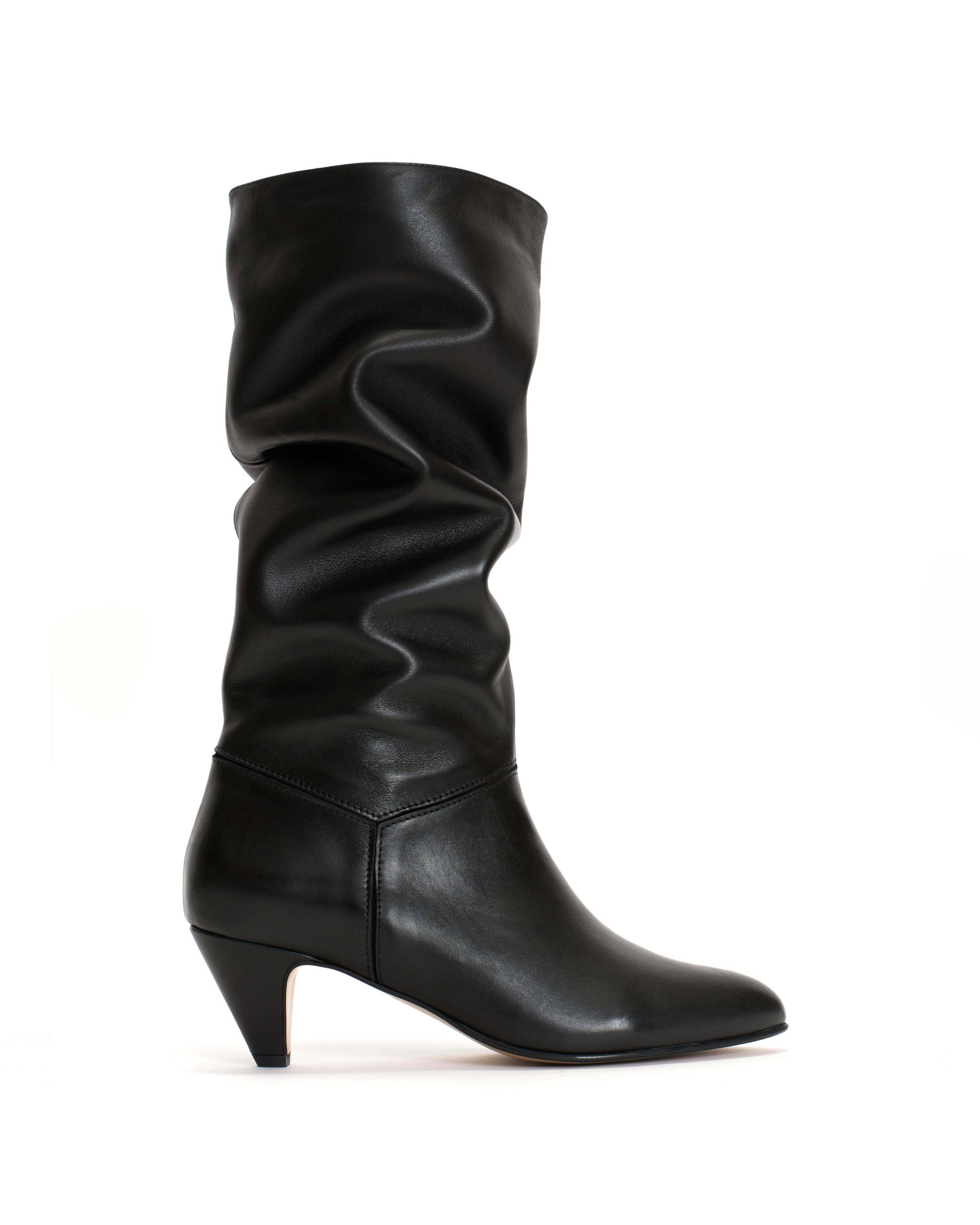 Jasmina 50 stiletto Soft calf & suede leather