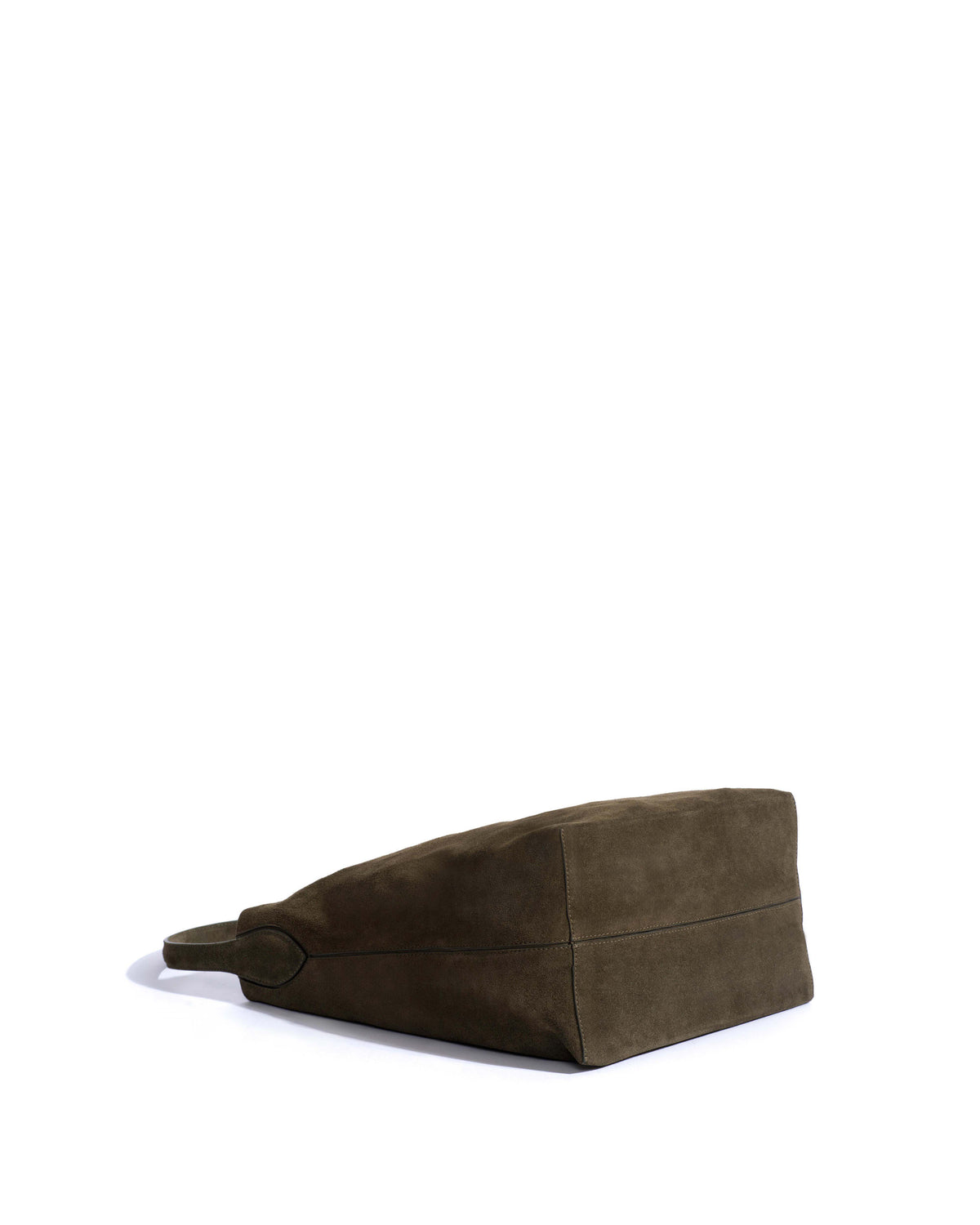 Versa slouchy everyday bag Calf suede Moss green