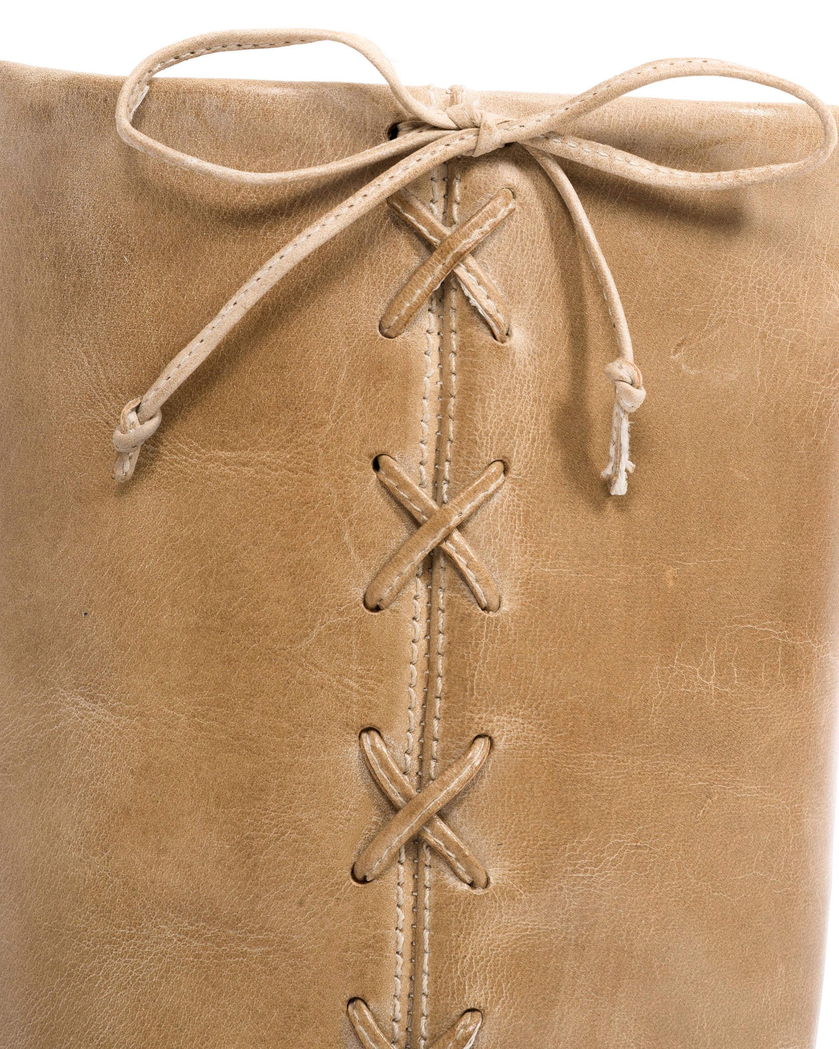 Dico Julia Laces Escovado Light Tan - Dico Copenhagen: Ankle boots
