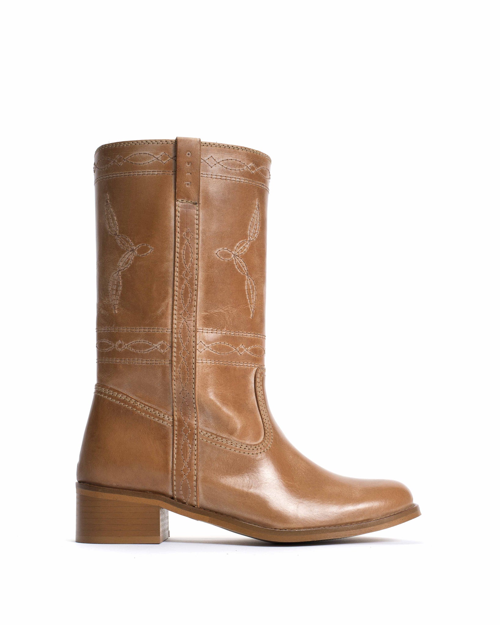 Dico Julia Western stitch Escovado Dark tan