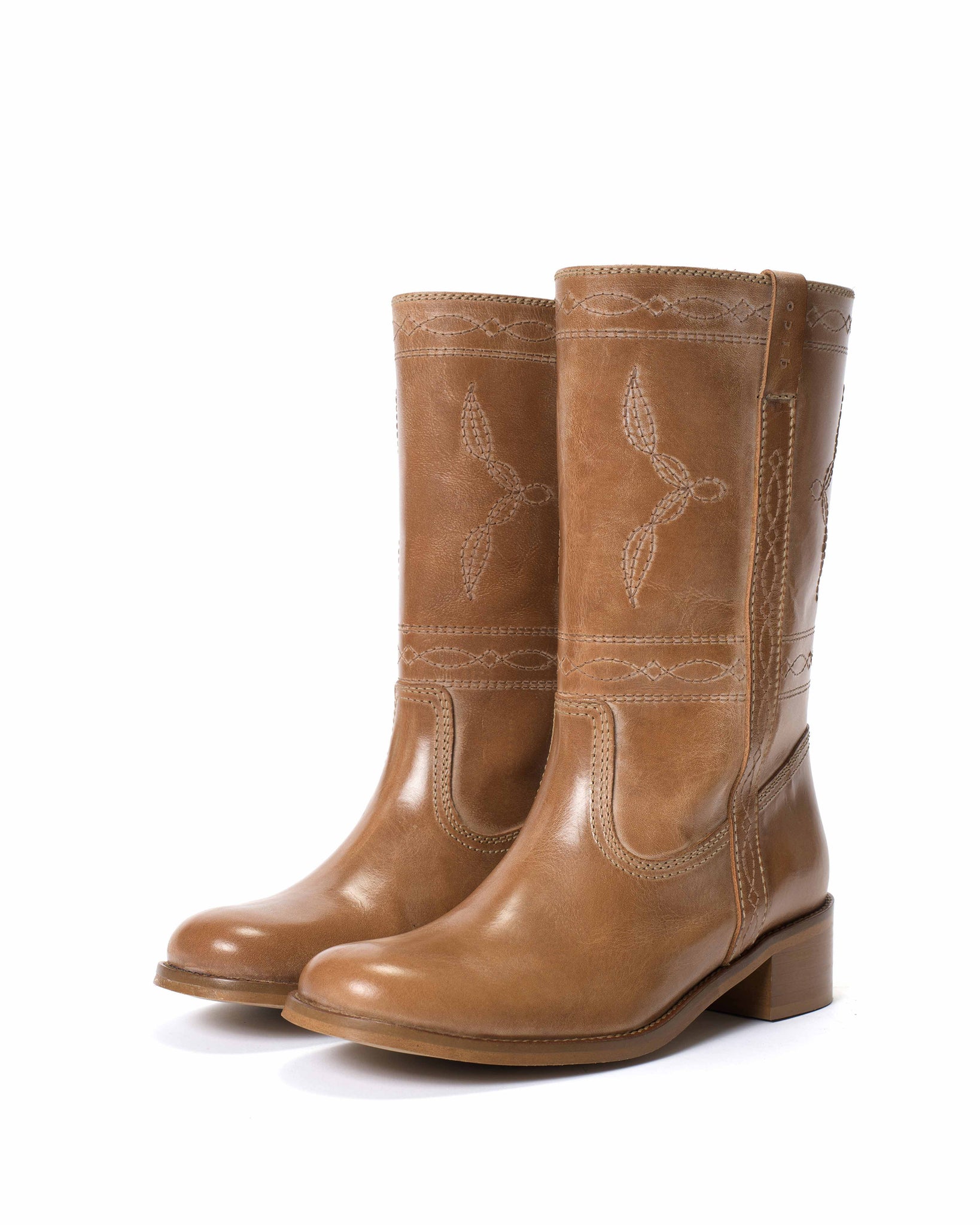Dico Julia Western stitch Escovado Dark tan