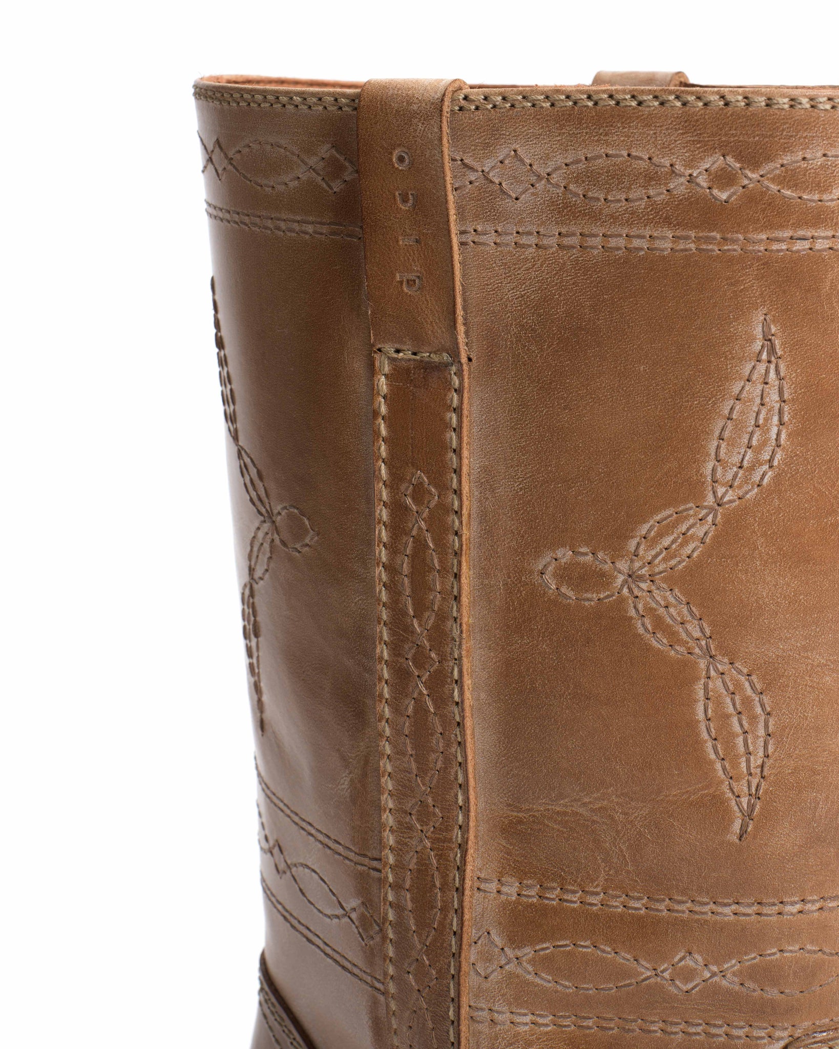 Dico Julia Western stitch Escovado Dark tan