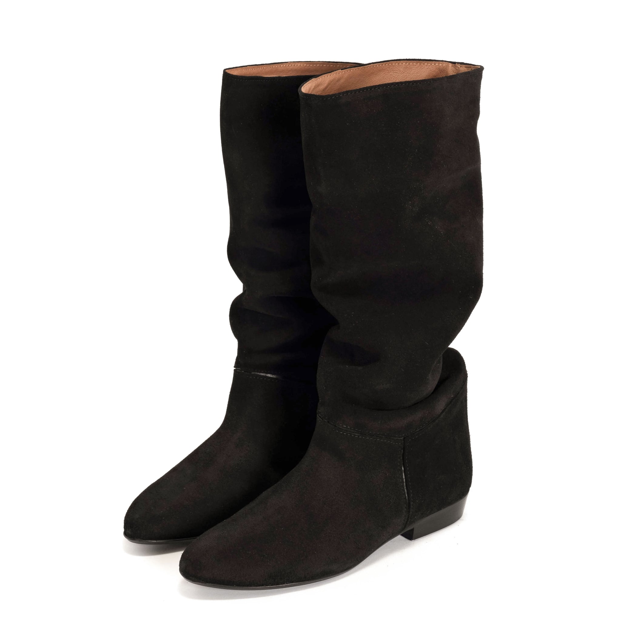 Jasmina 20 Calf suede & sleek leather Black - Anonymous Copenhagen