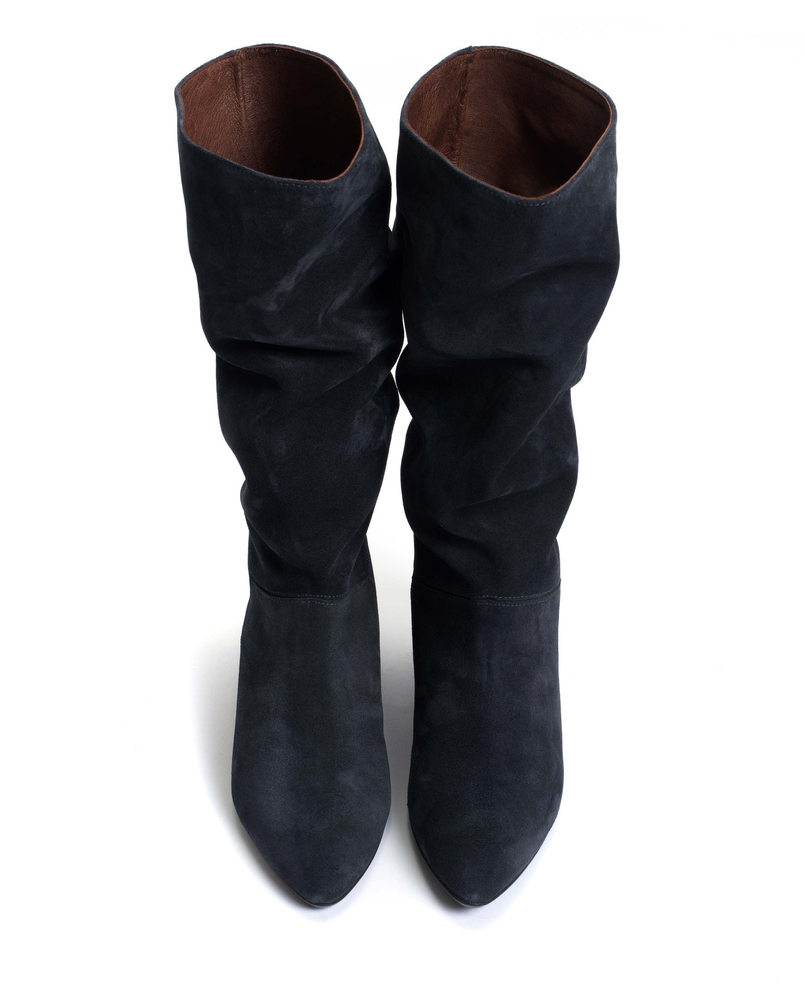 Jasmina 20 Calf suede & sleek leather Dark blue - Anonymous Copenhagen