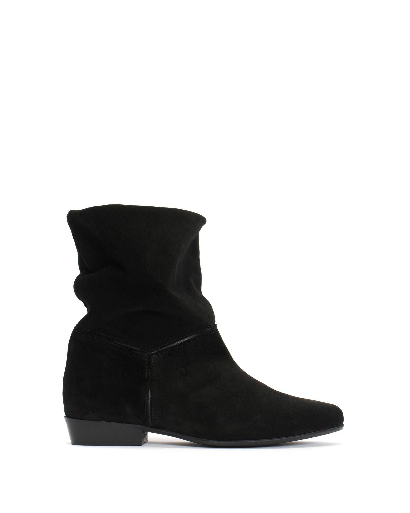 Jassi 20 Calf suede & sleek leather Black - Anonymous Copenhagen